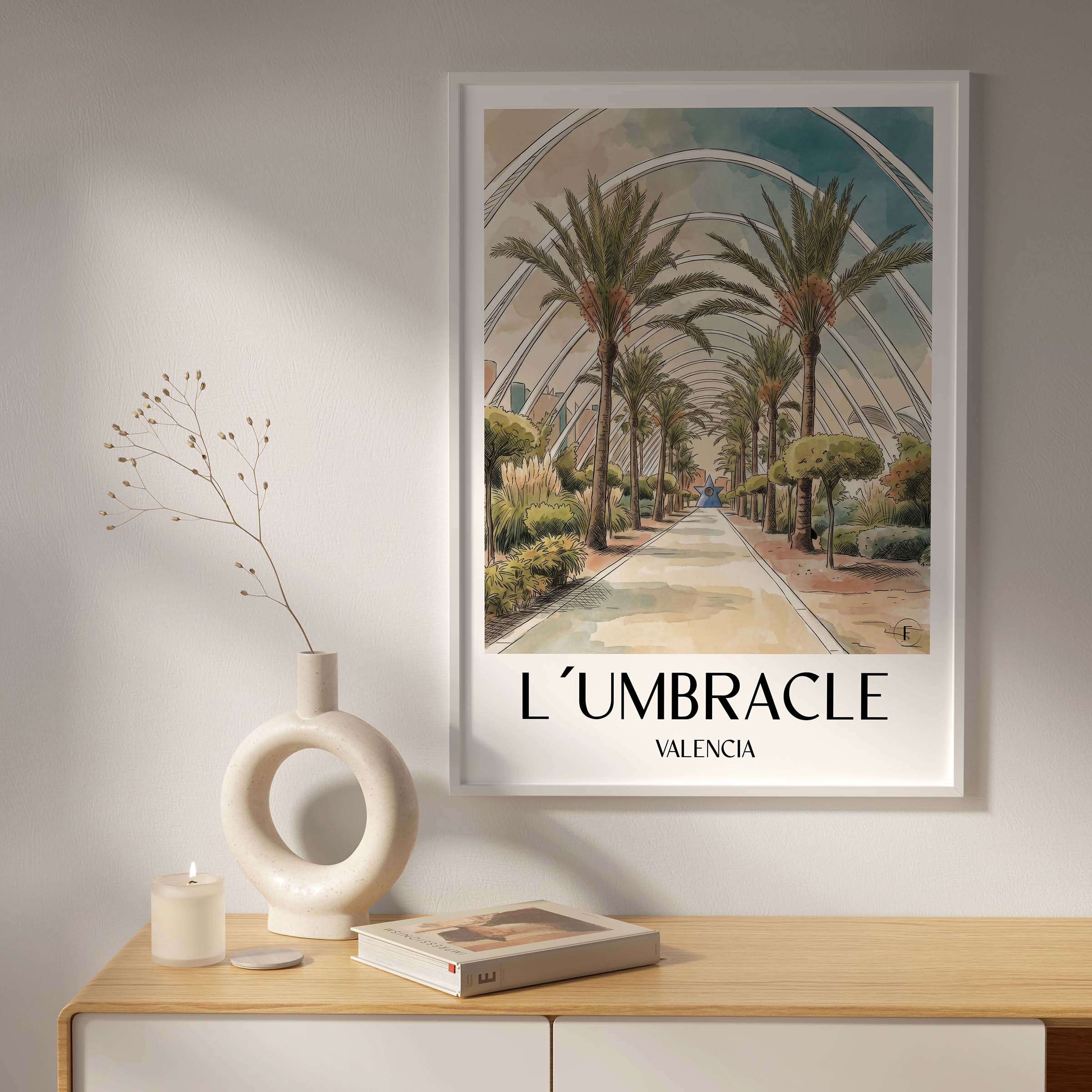 l’umbracle-valencia-spanien-poster-aquarell
