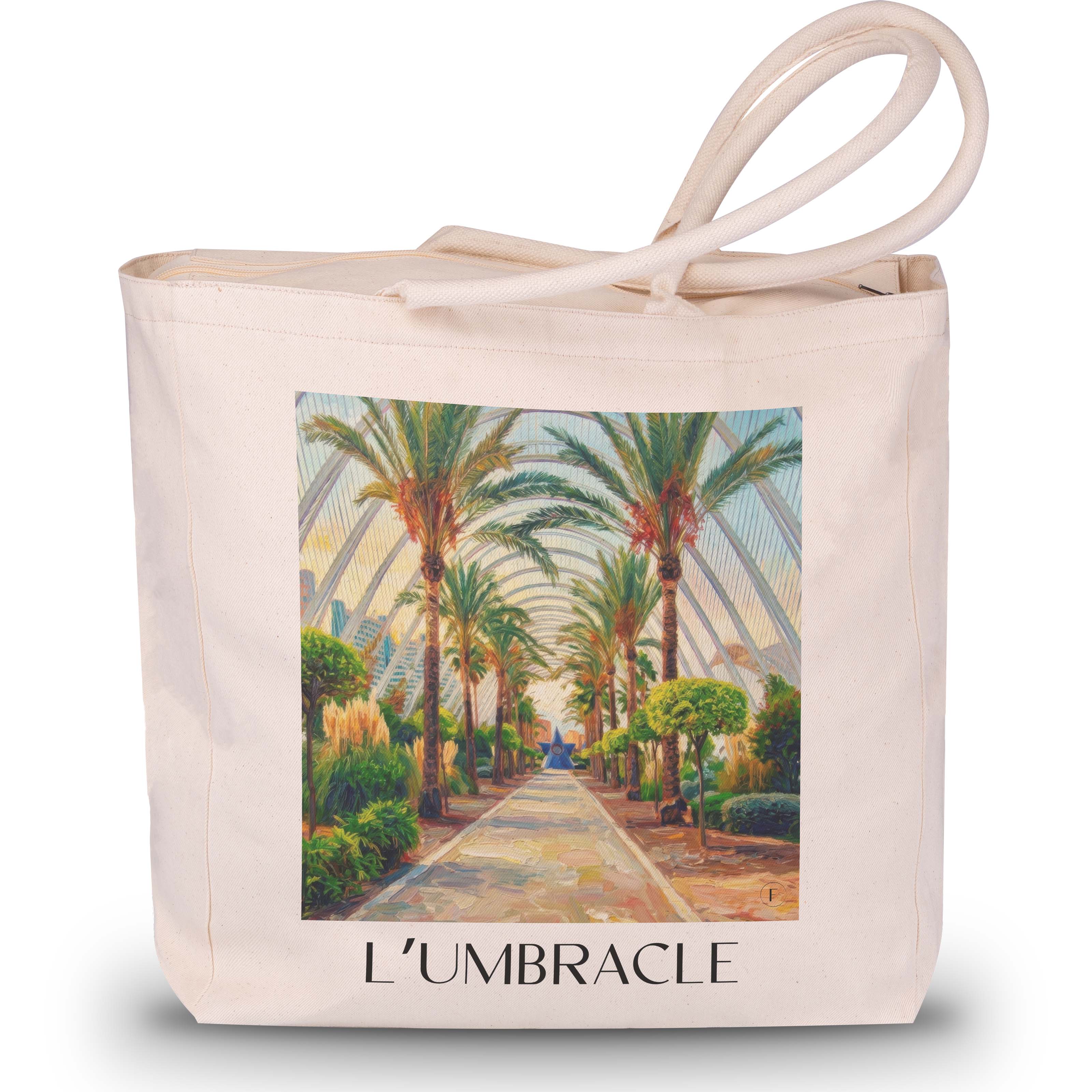 l’umbracle-valencia-spanien-einkaufstasche-oil-painting-oelgemaelde