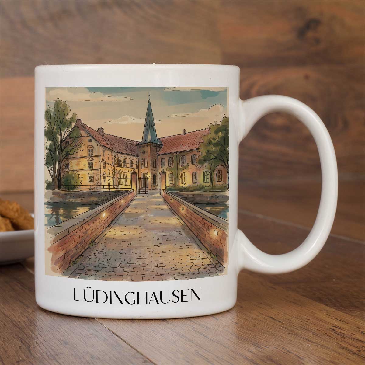 lüdinghausen-münsterland-deutschland-kaffeebecher-aquarell