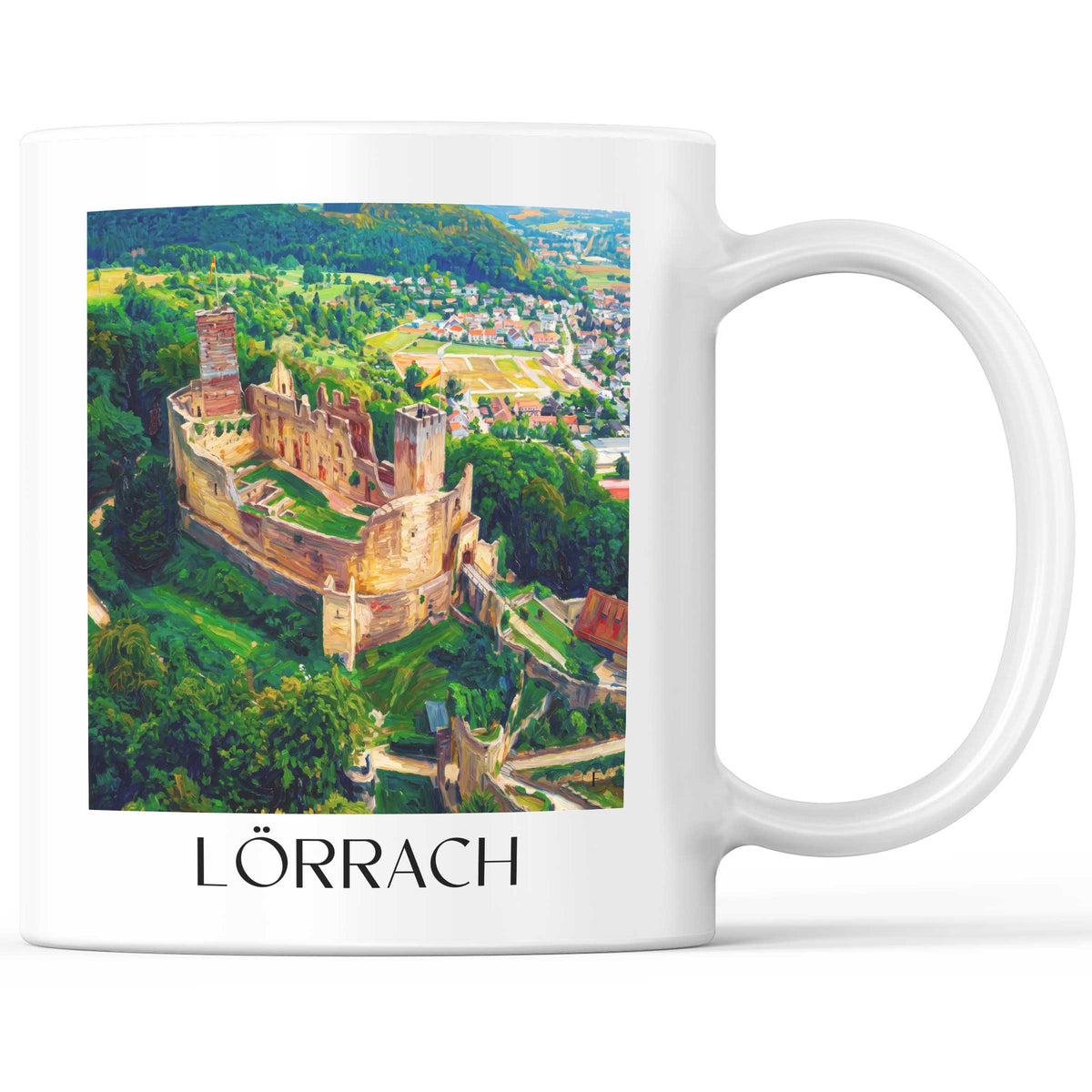 lörrach-südschwarzwald-deutschland-kaffeebecher-oil-painting-oelgemaelde