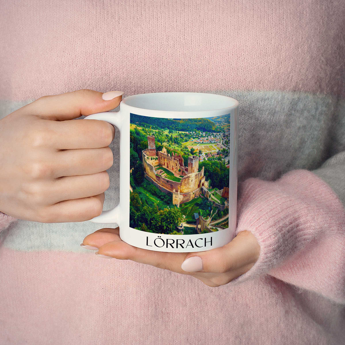 lörrach-südschwarzwald-deutschland-kaffeebecher-oil-painting-oelgemaelde