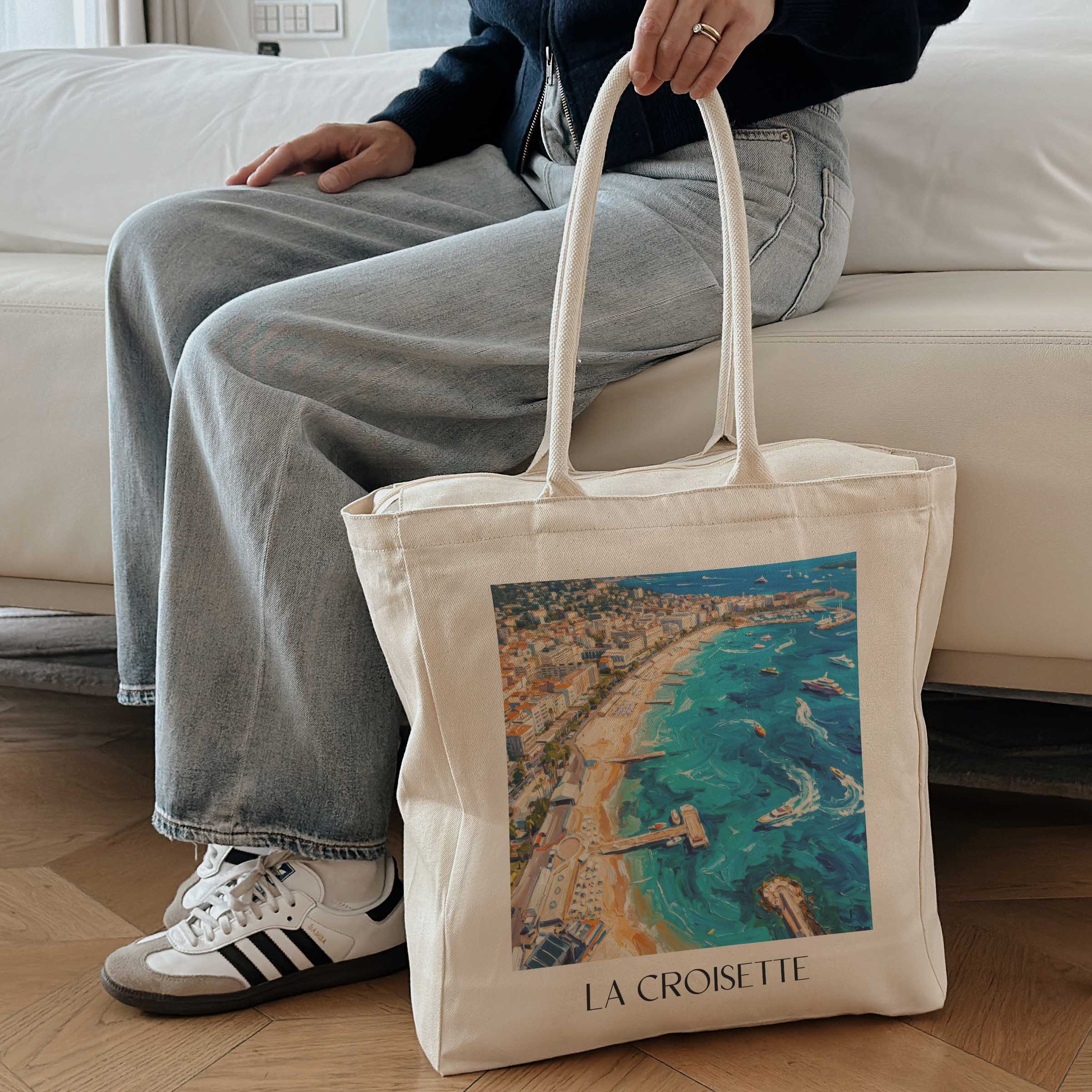 la-croisette--cannes-frankreich-einkaufstasche-oil-painting-oelgemaelde