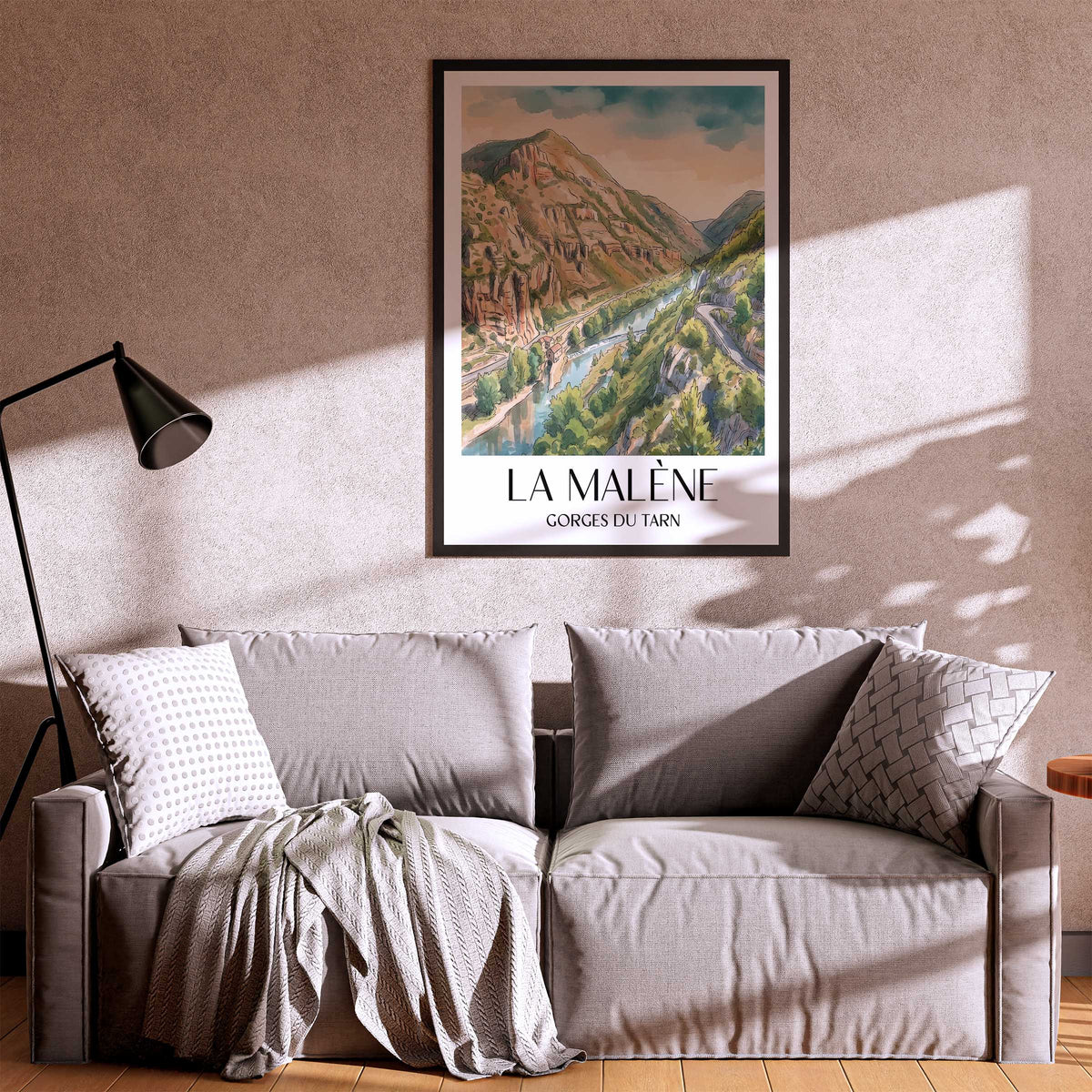 la-malène-gorges-du-tarn-frankreich-poster-aquarell