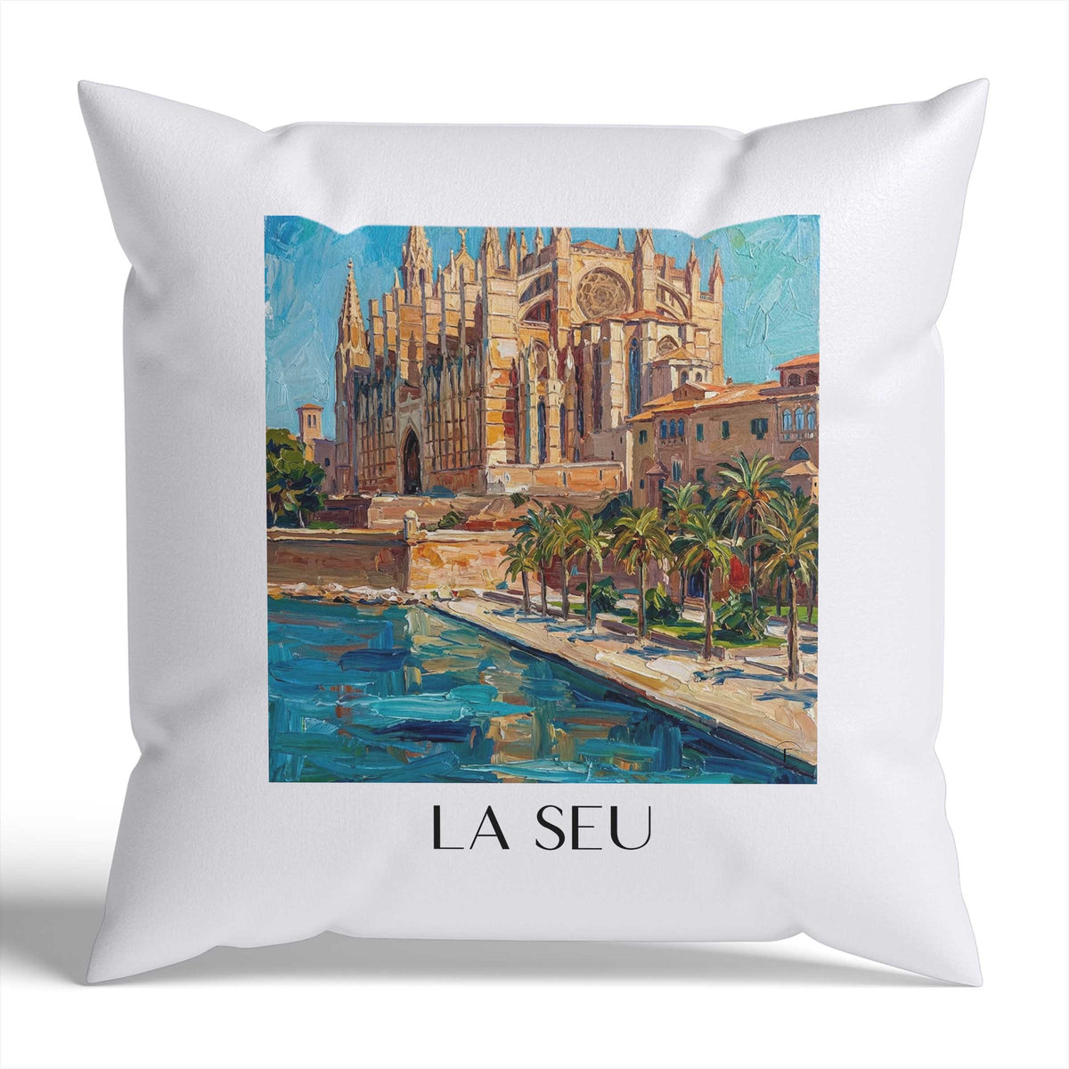 la-seu-mallorca-spanien-kissenbezug-oil-painting-oelgemaelde