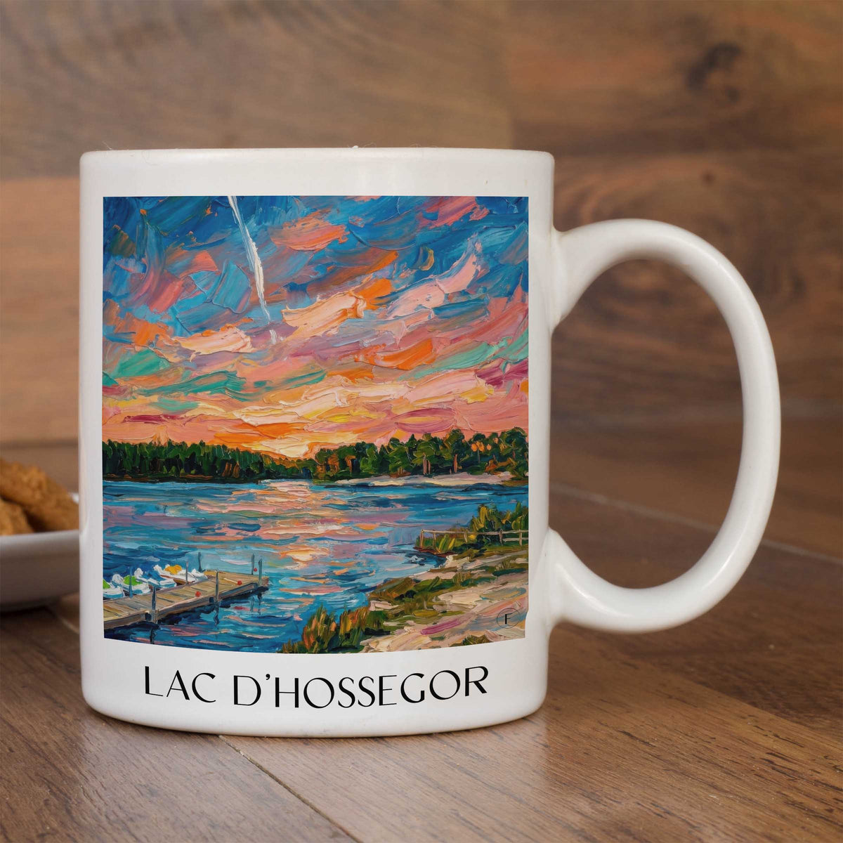 lac-d'hossegor-côte-landaise-frankreich-kaffeebecher-oil-painting-oelgemaelde