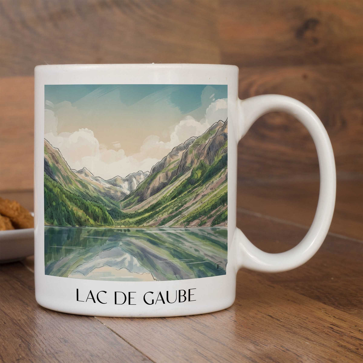 lac-de-gaube-pyrénées-frankreich-kaffeebecher-aquarell