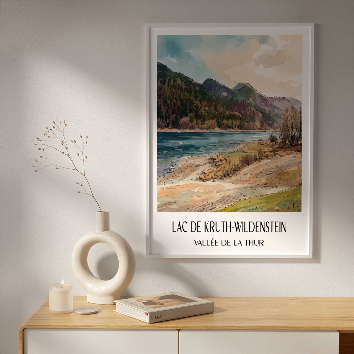 lac-de-kruth-wildenstein-vallée-de-la-thur-frankreich-poster-aquarell