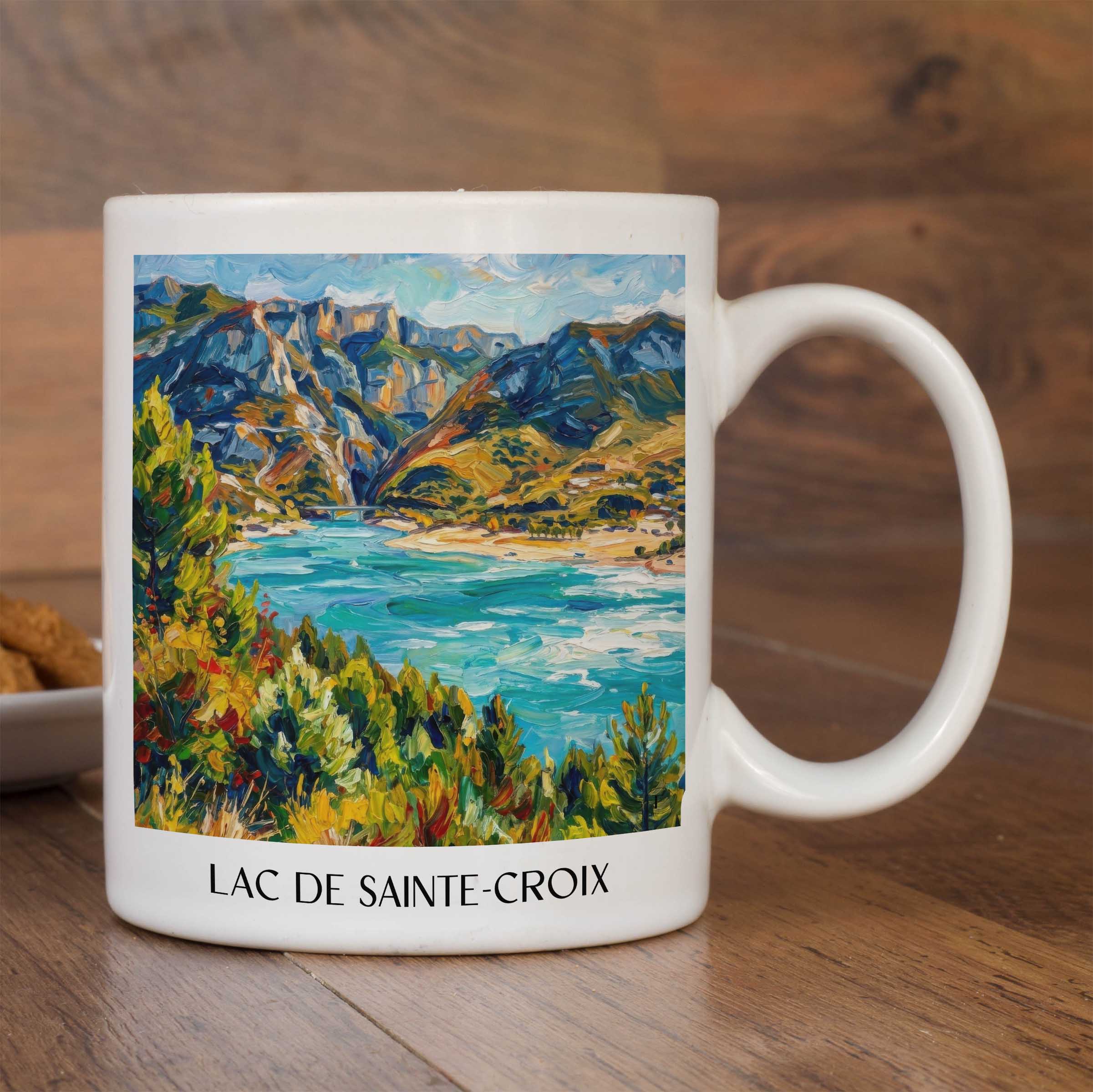 lac-de-sainte-croix-verdon-frankreich-kaffeebecher-oil-painting-oelgemaelde