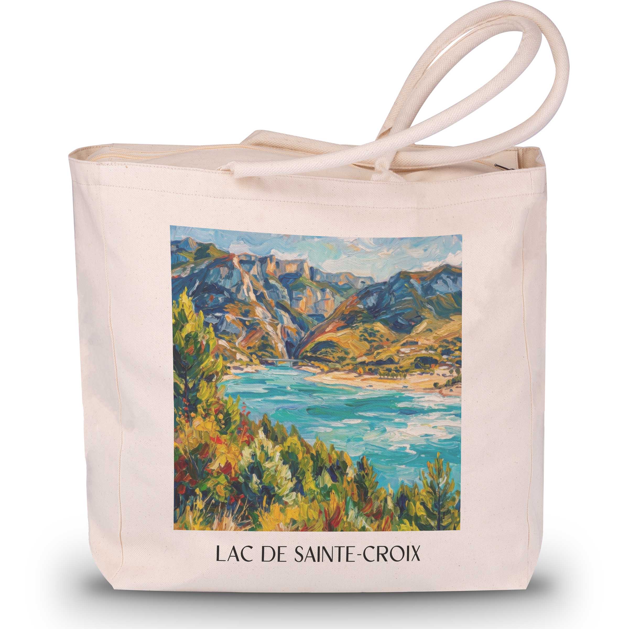 lac-de-sainte-croix-verdon-frankreich-einkaufstasche-oil-painting-oelgemaelde