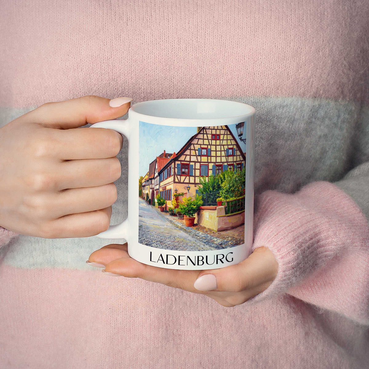 ladenburg-kurpfalz-deutschland-kaffeebecher-oil-painting-oelgemaelde