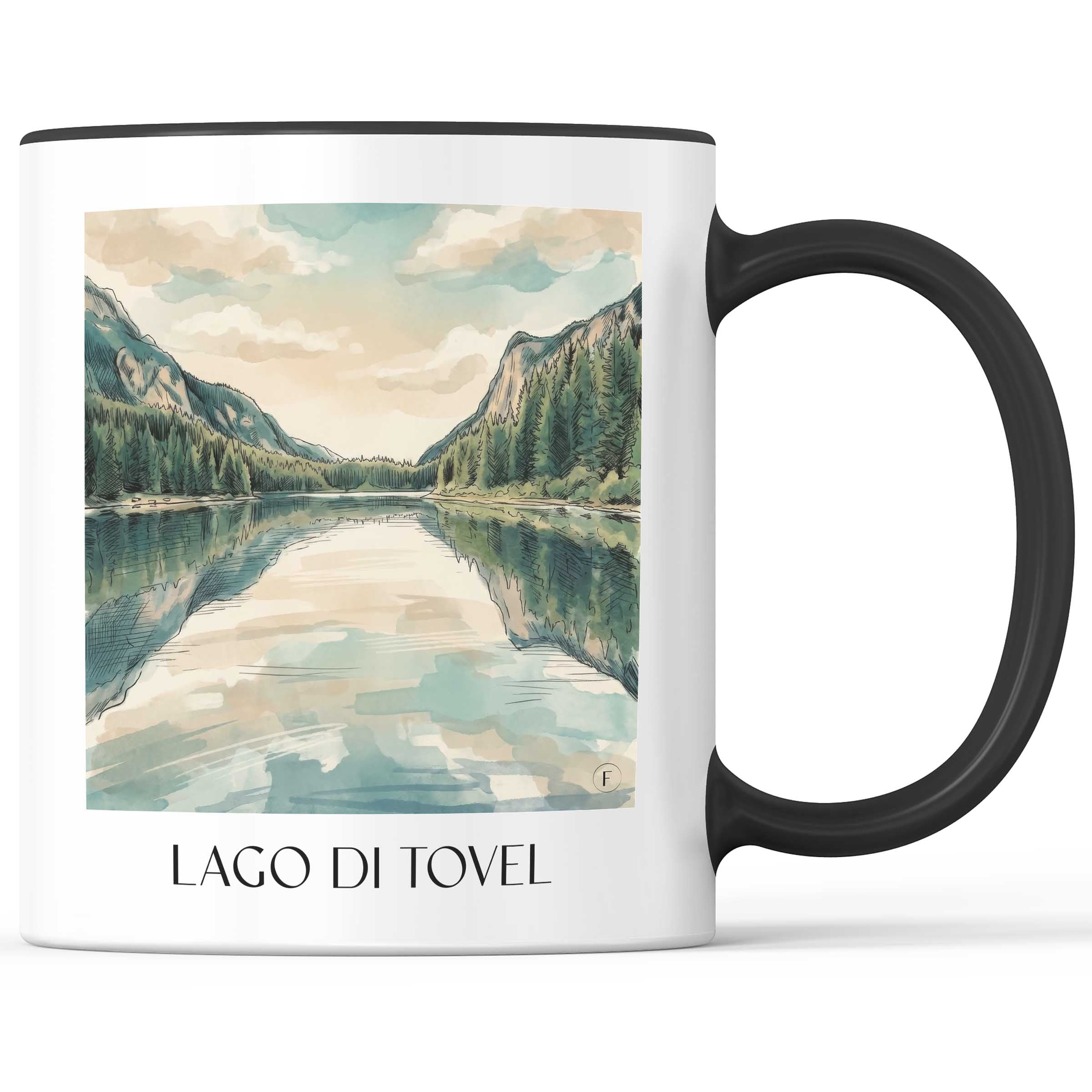 lago-di-tovel-trentino-italien-kaffeebecher-aquarell
