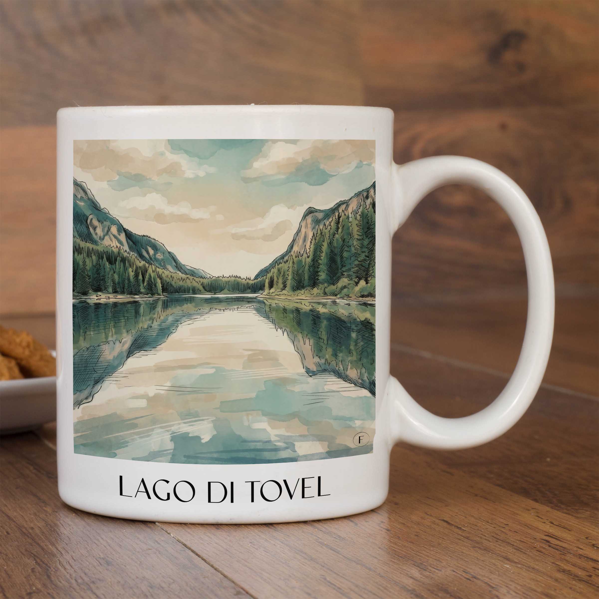 lago-di-tovel-trentino-italien-kaffeebecher-aquarell