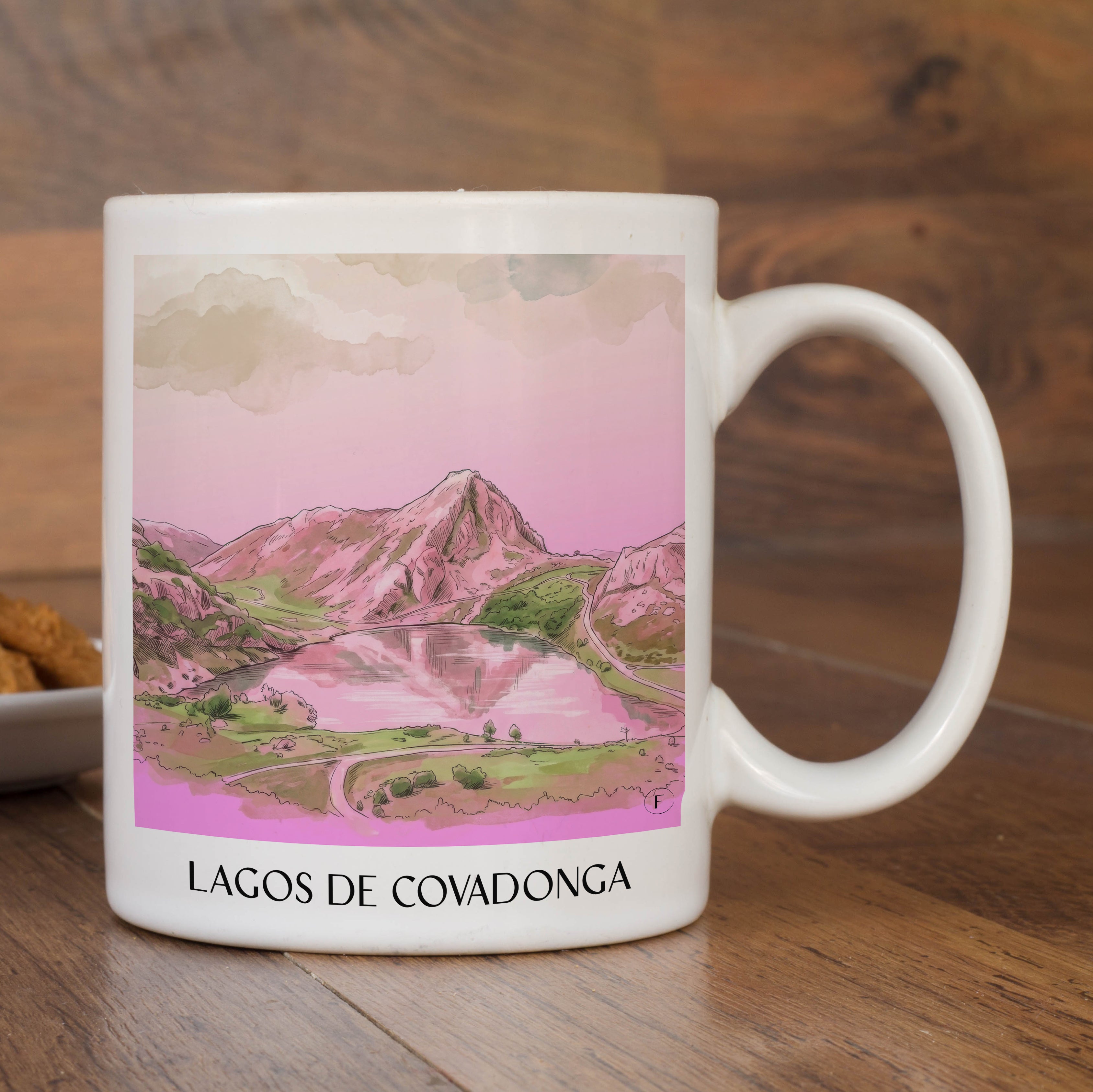 lagos-de-covadonga-asturien-spanien-kaffeebecher-aquarell-pink-rosa