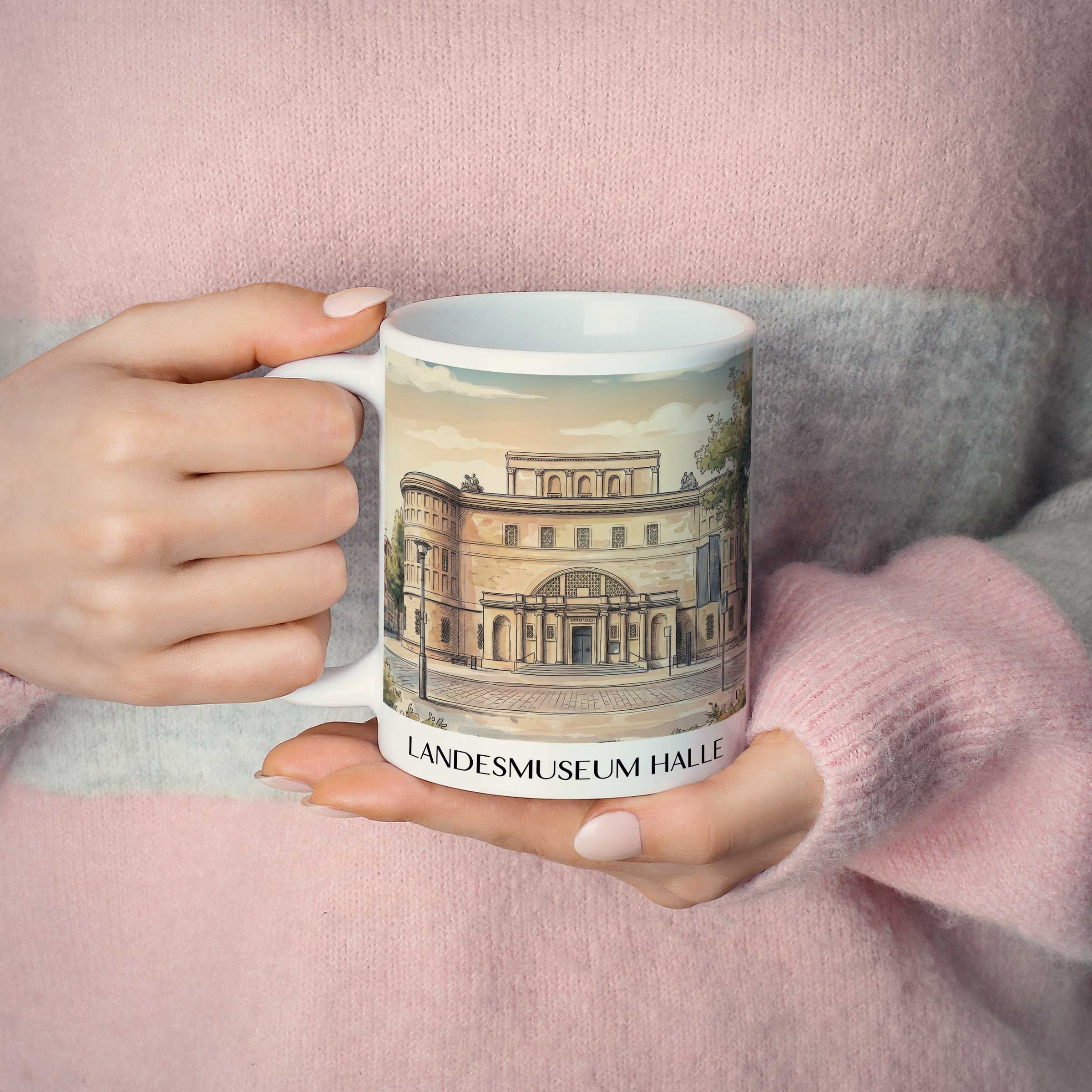landesmuseum-halle-deutschland-kaffeebecher-aquarell