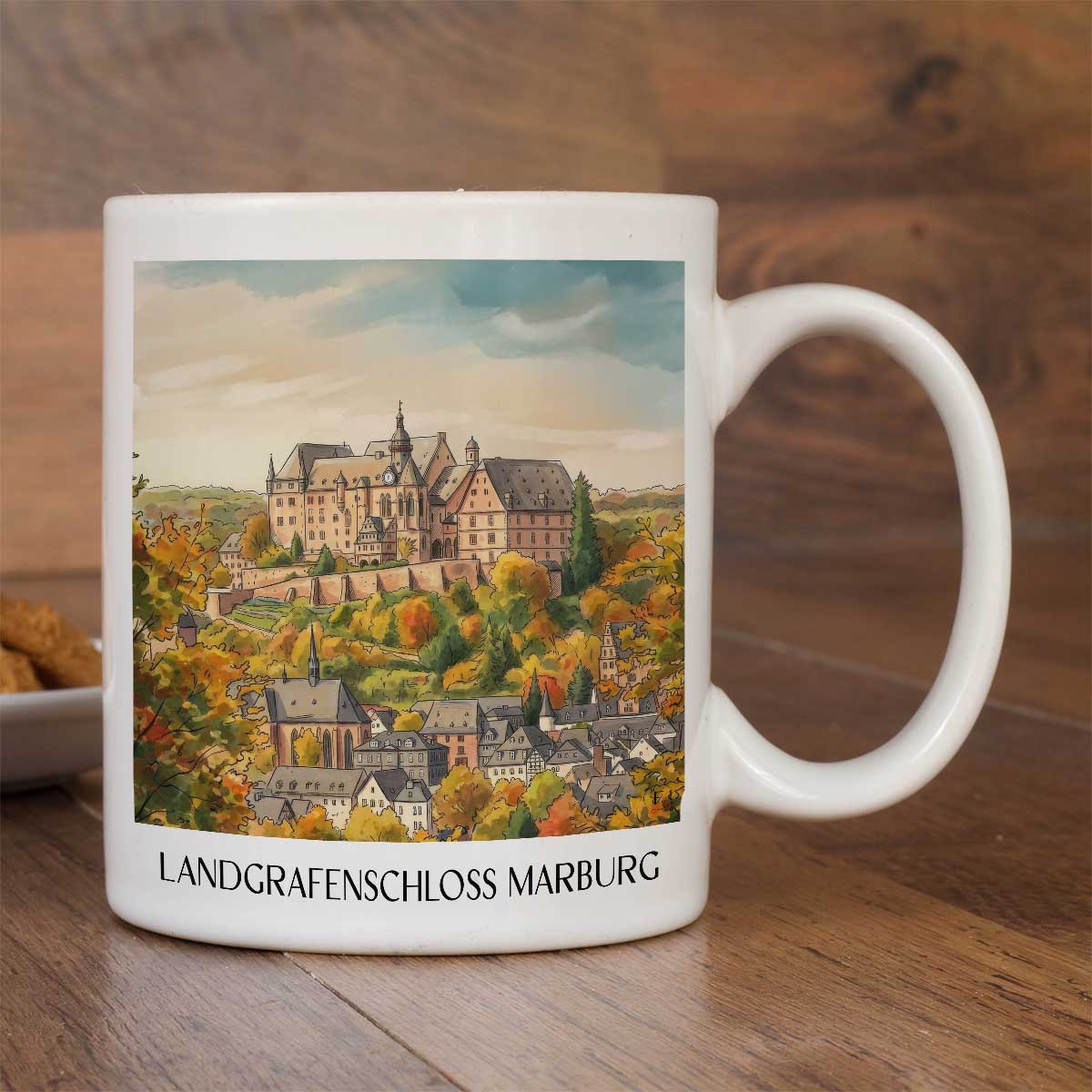 landgrafenschloss-marburg-hessen-deutschland-kaffeebecher-aquarell