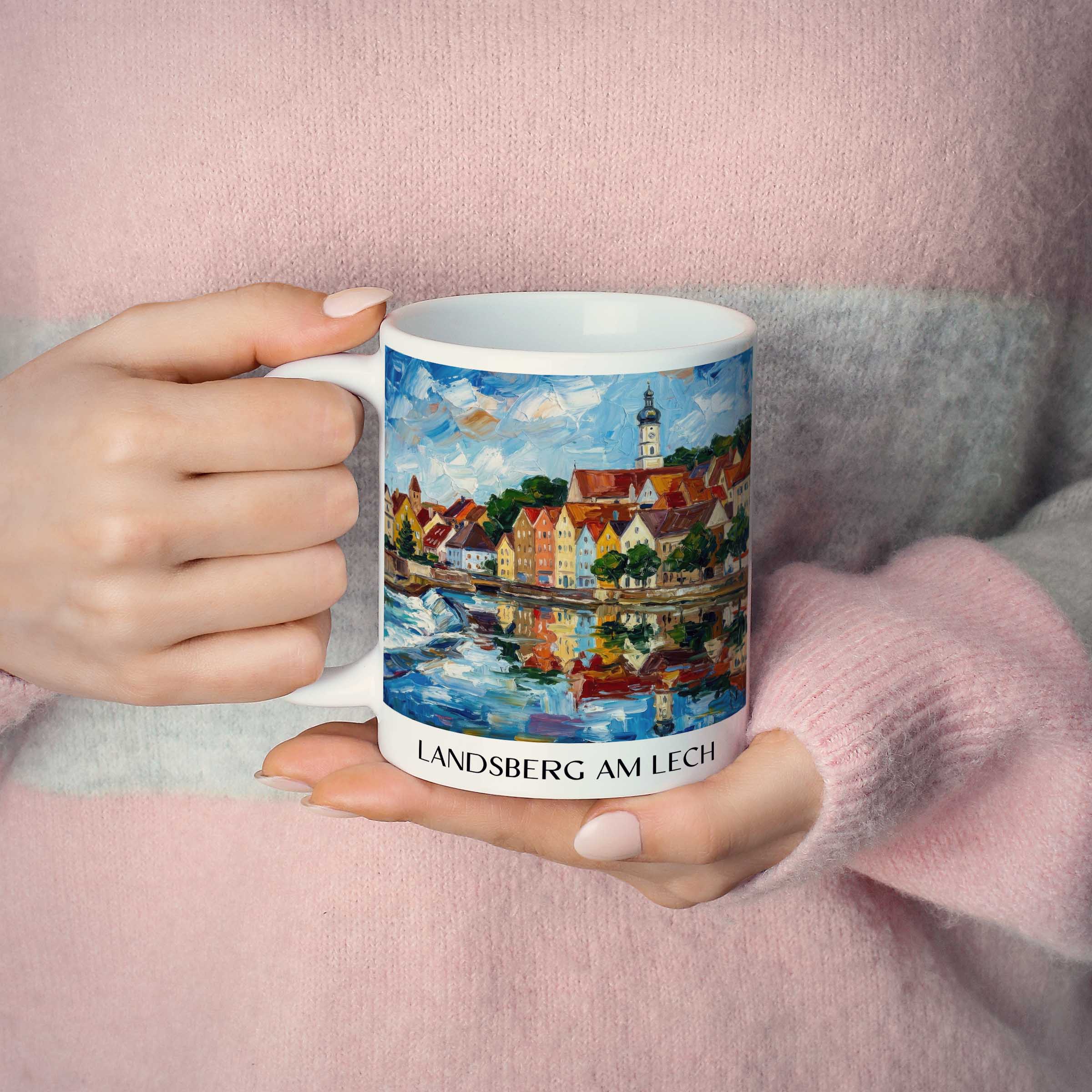 landsberg-am-lech-oberbayern-deutschland-kaffeebecher-oil-painting-oelgemaelde