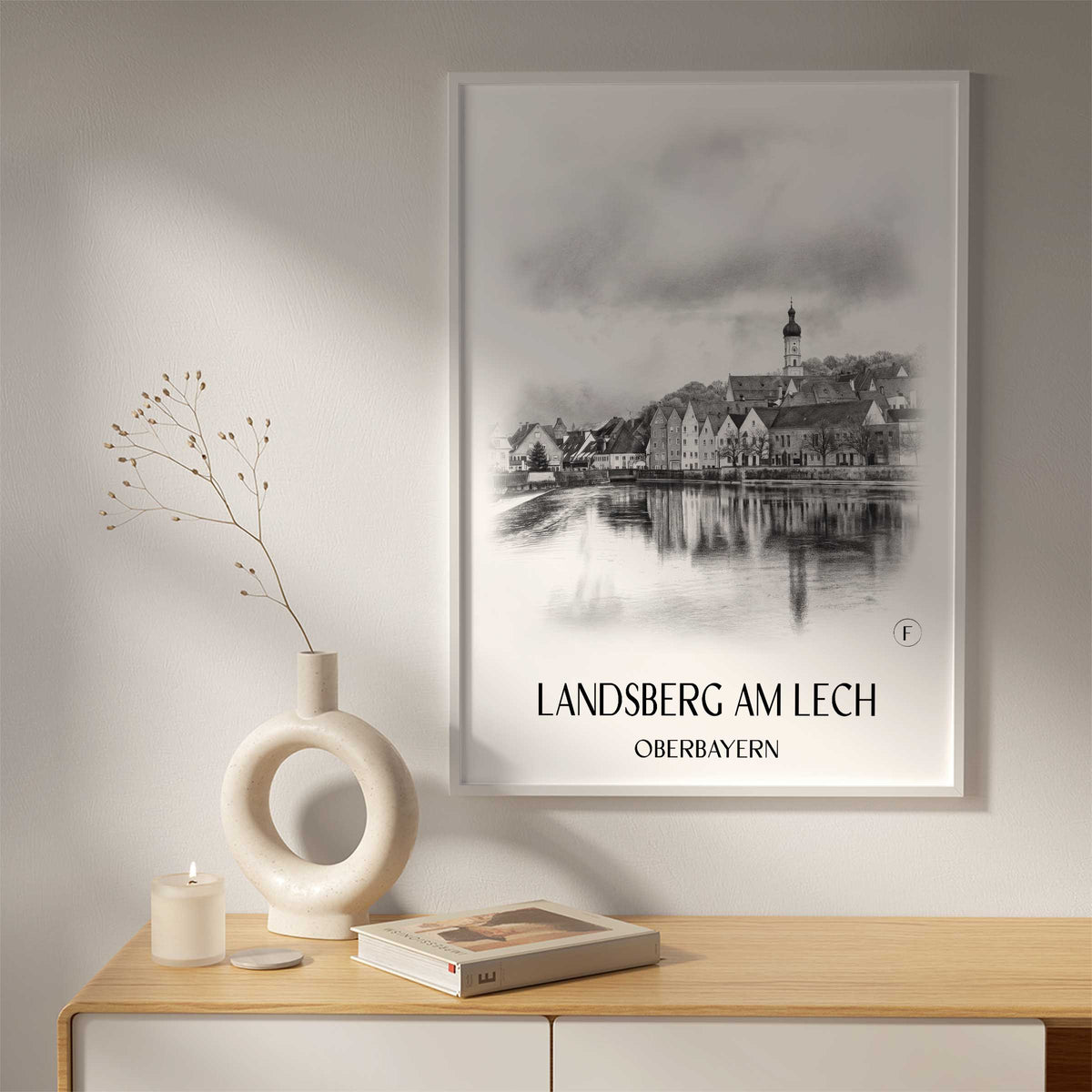 landsberg-am-lech-oberbayern-deutschland-poster-bleistift-zeichnung-drawing