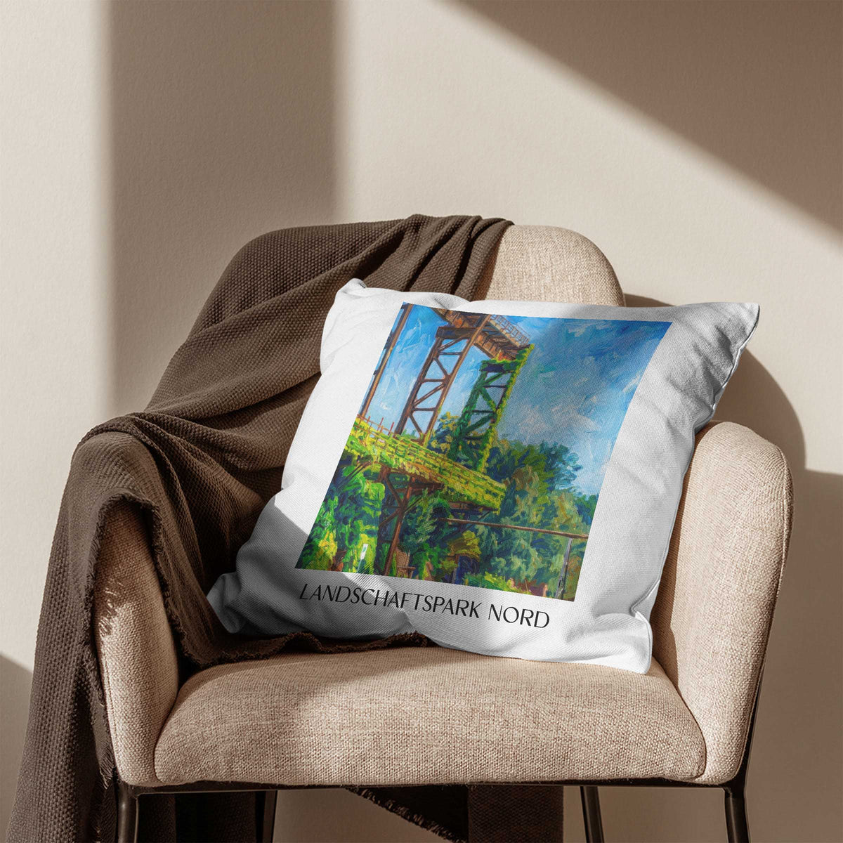 landschaftspark-nord-duisburg-deutschland-kissenbezug-oil-painting-oelgemaelde