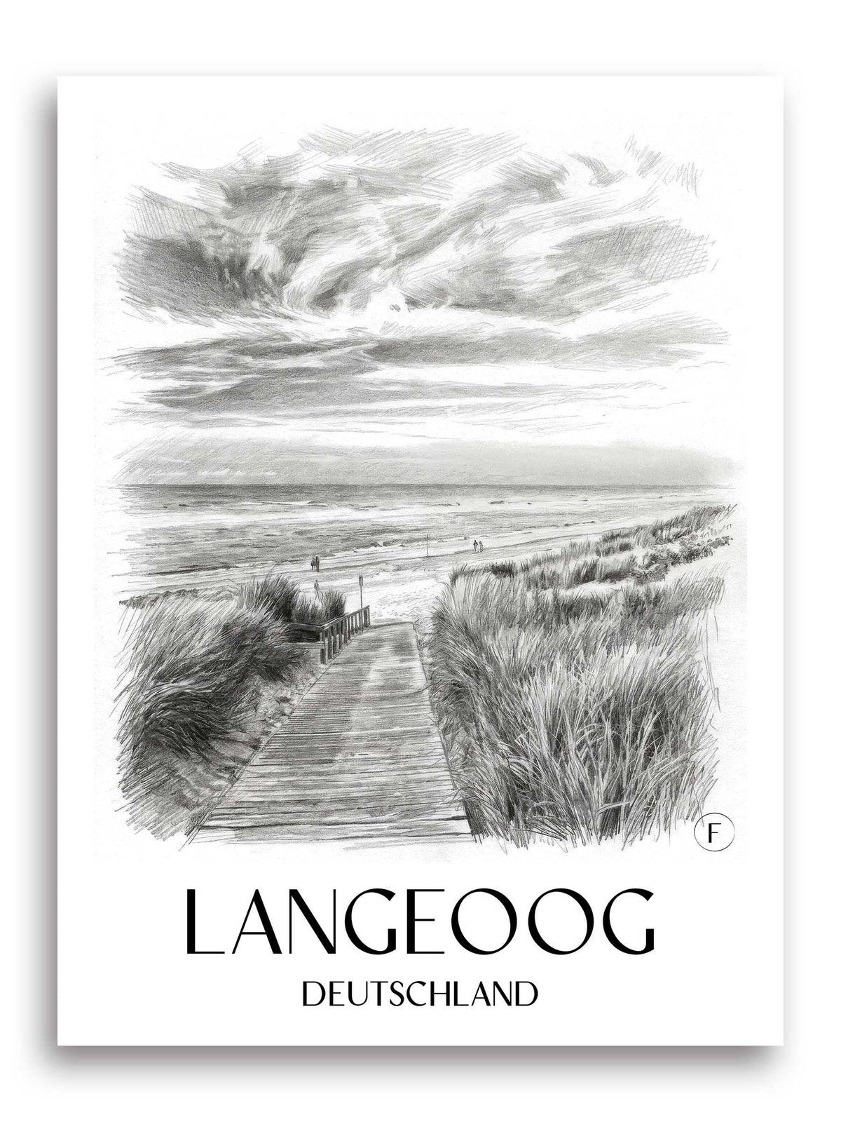 langeoog-deutschland-poster-bleistift-zeichnung-drawing