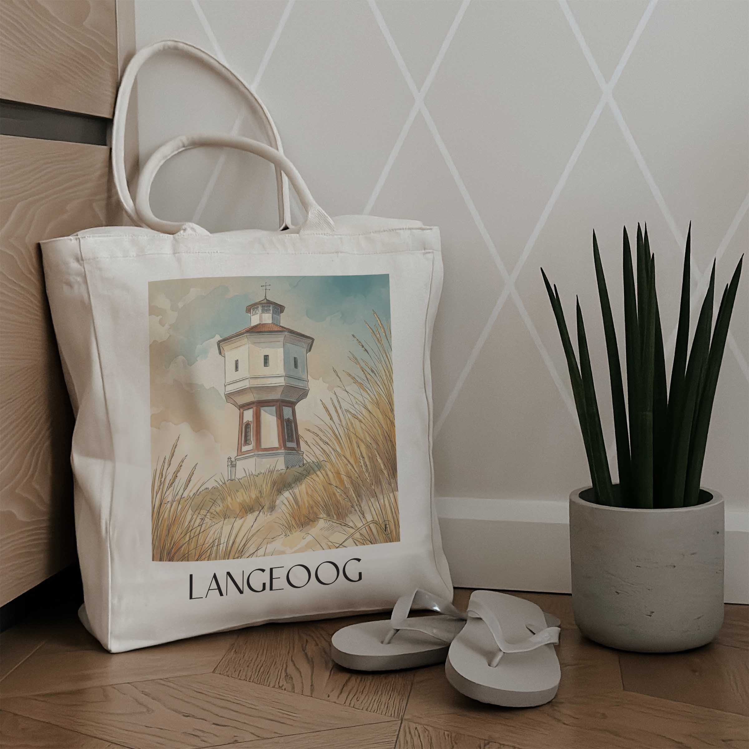 langeoog-ostfriesland-deutschland-einkaufstasche-aquarell