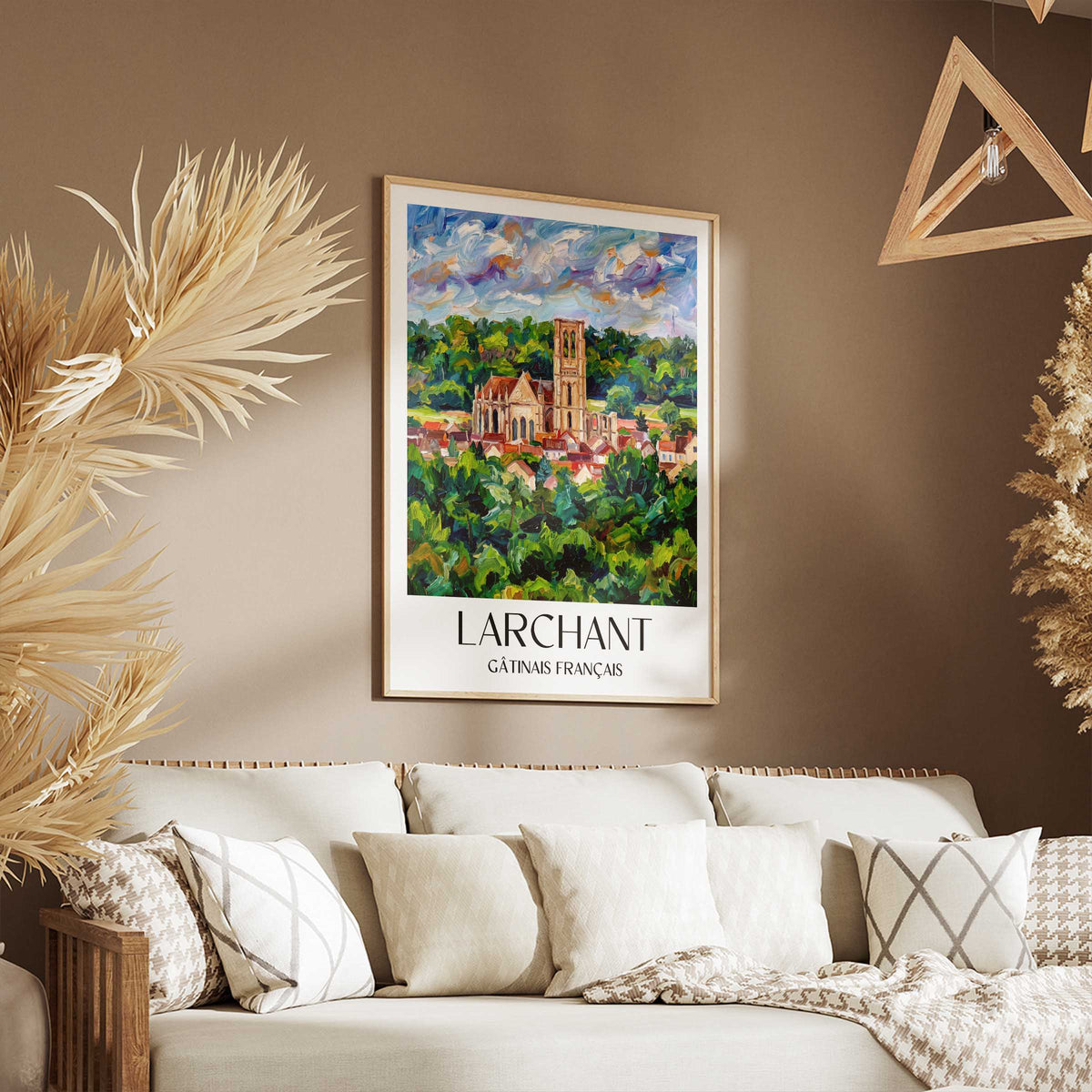 larchant-gâtinais-français-frankreich-poster-oil-painting-oelgemaelde