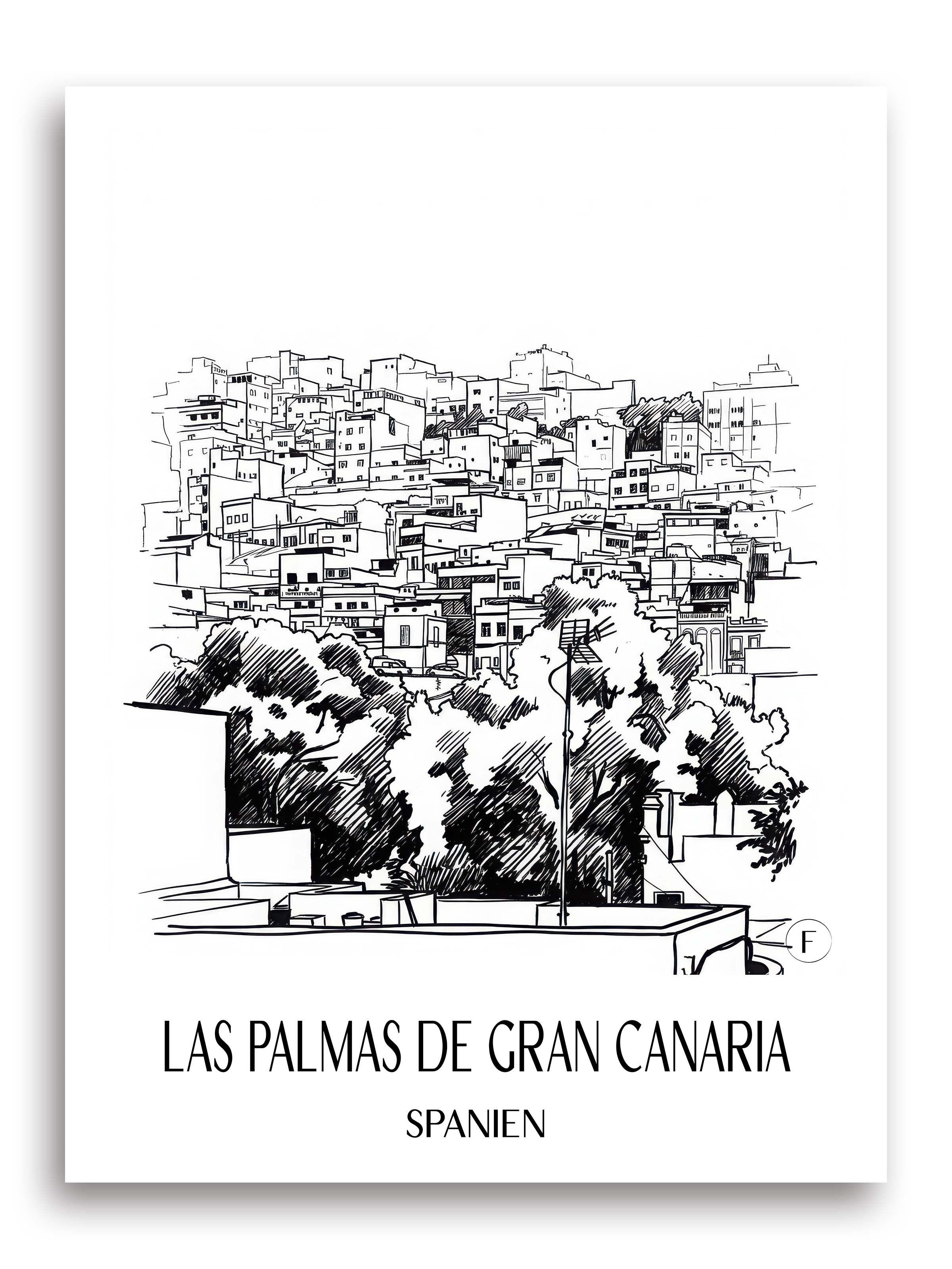las-palmas-gran-canaria-spanien-poster-skizze