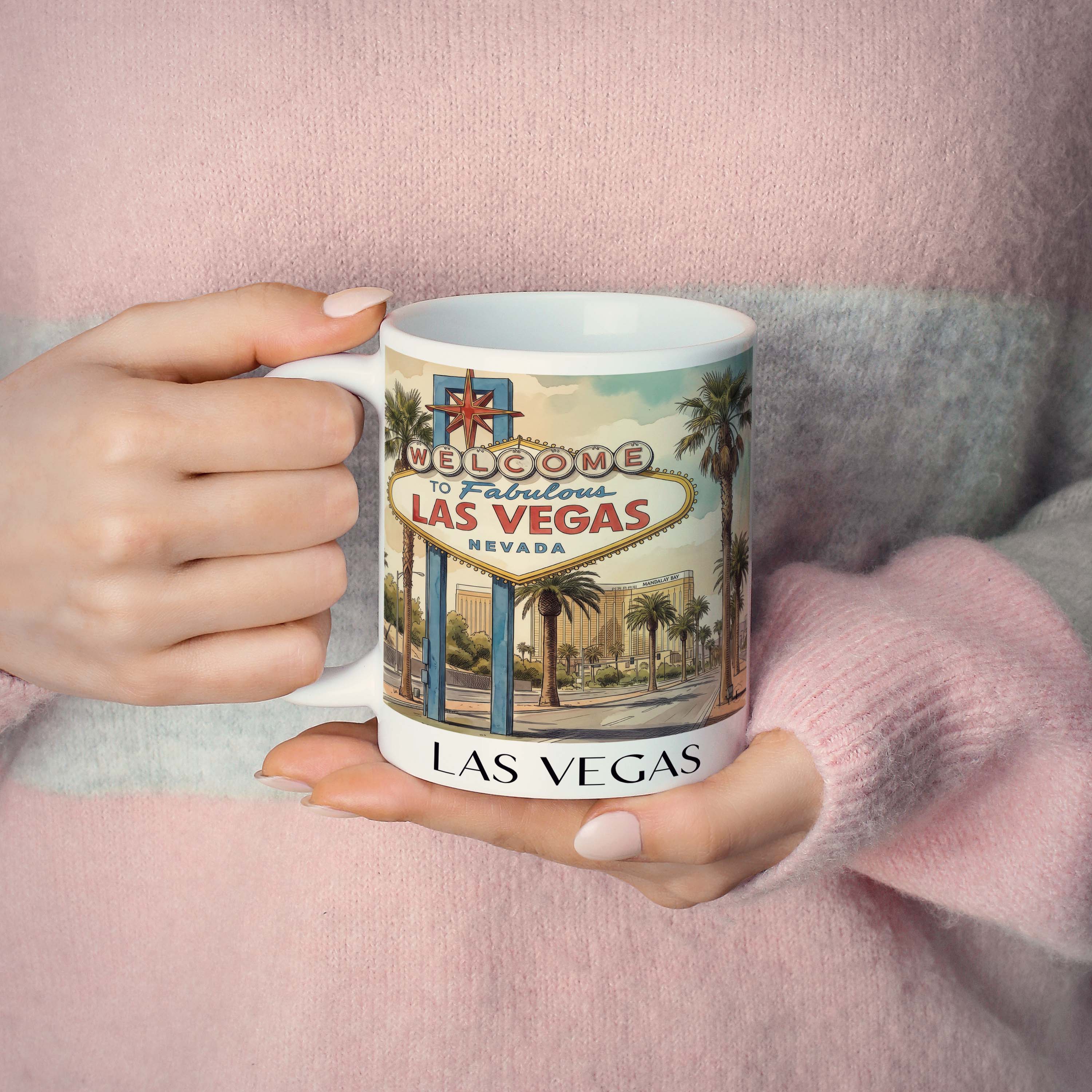 las-vegas-vereinigte-staaten-kaffeebecher-aquarell
