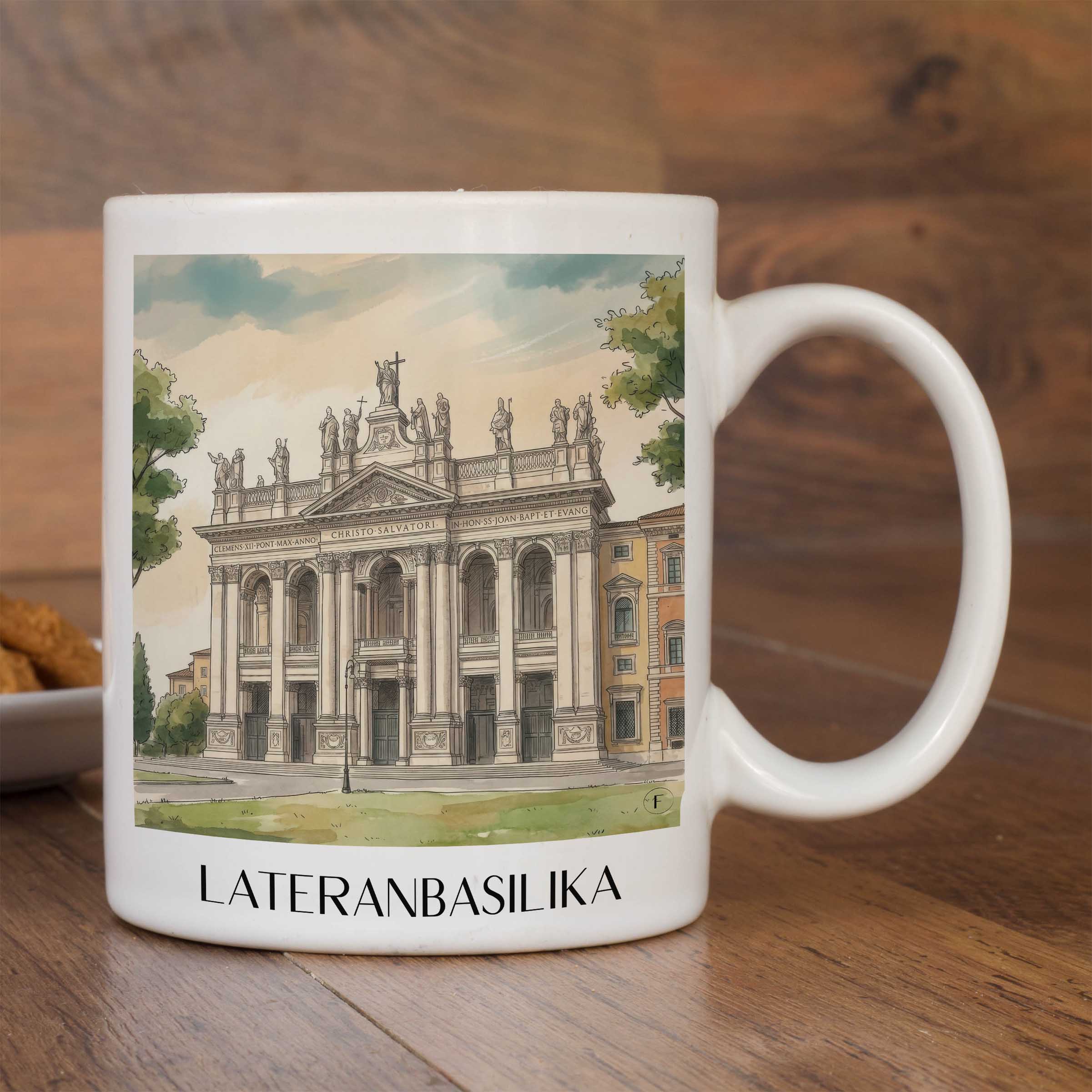 lateranbasilika--rom-italien-kaffeebecher-aquarell