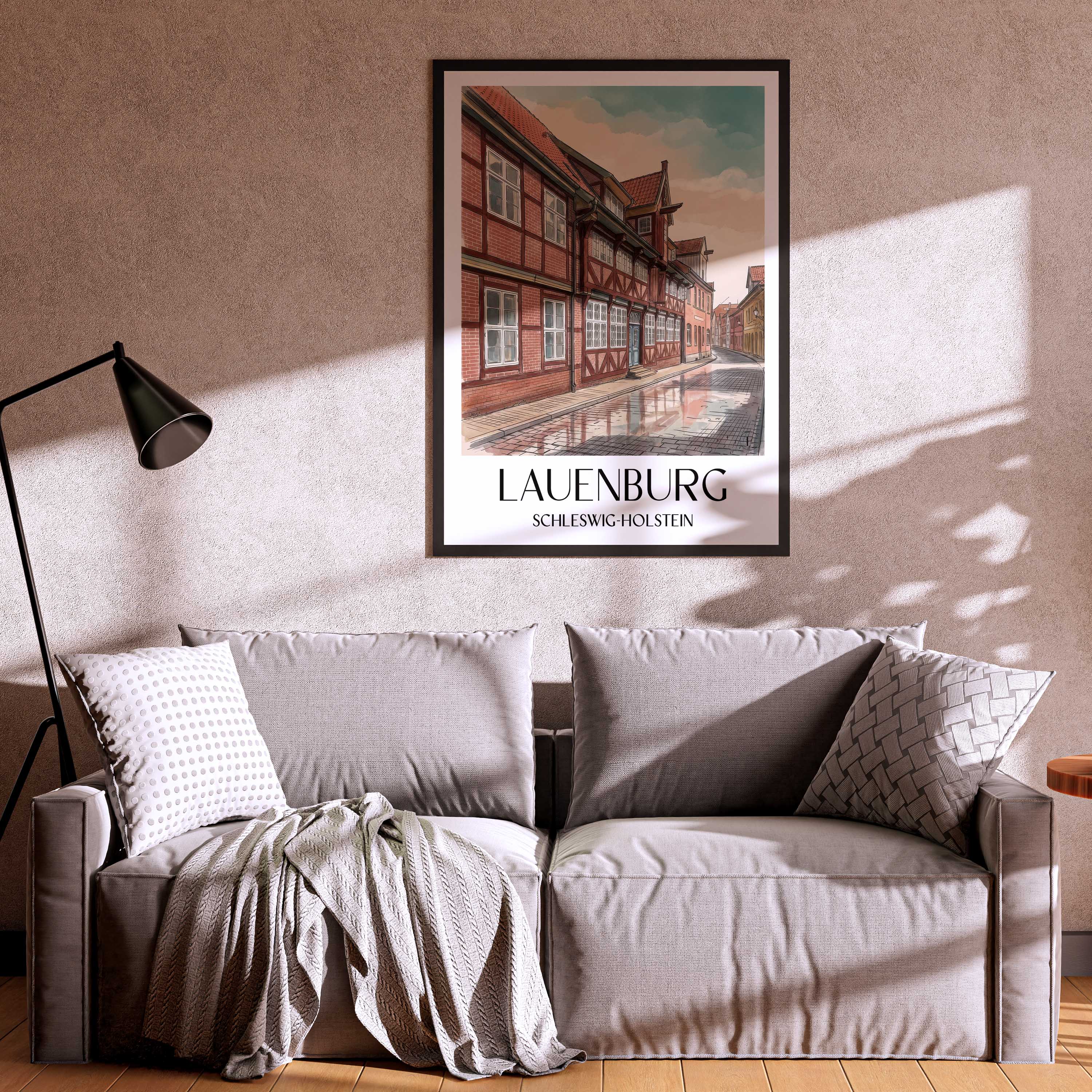 lauenburg-schleswig-holstein-deutschland-poster-aquarell