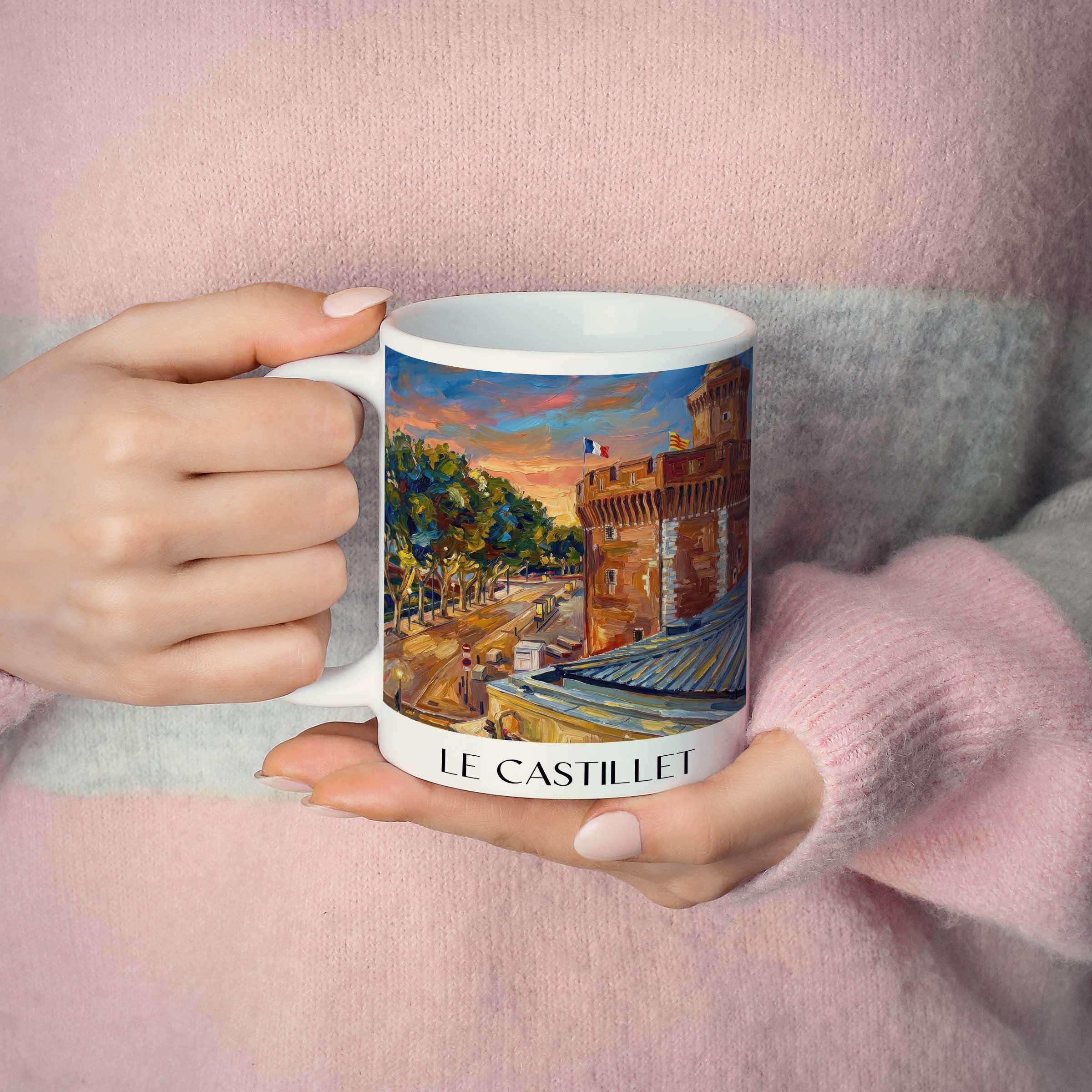 le-castillet-perpignan-frankreich-kaffeebecher-oil-painting-oelgemaelde
