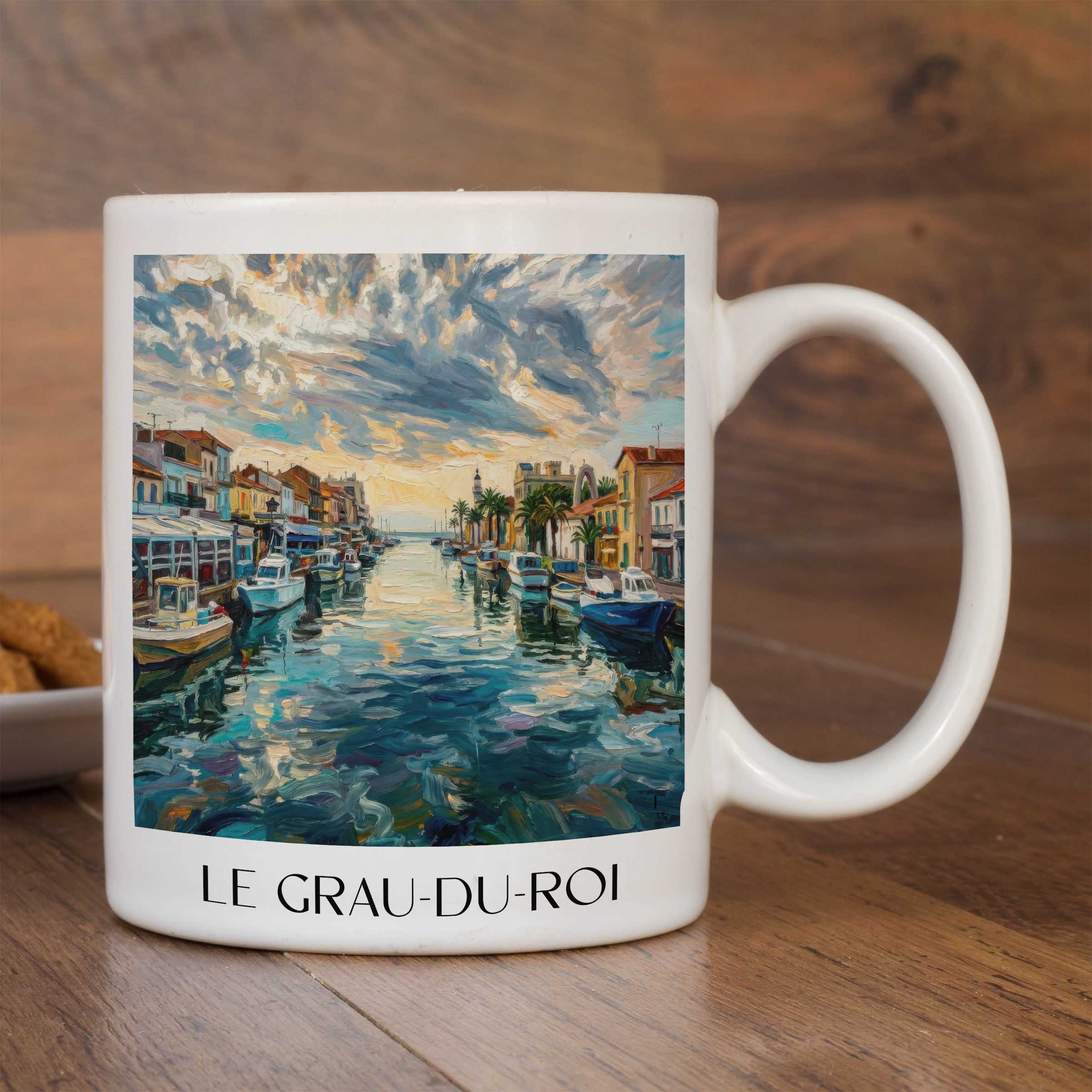 le-grau-du-roi-camargue-gardoise-frankreich-kaffeebecher-oil-painting-oelgemaelde