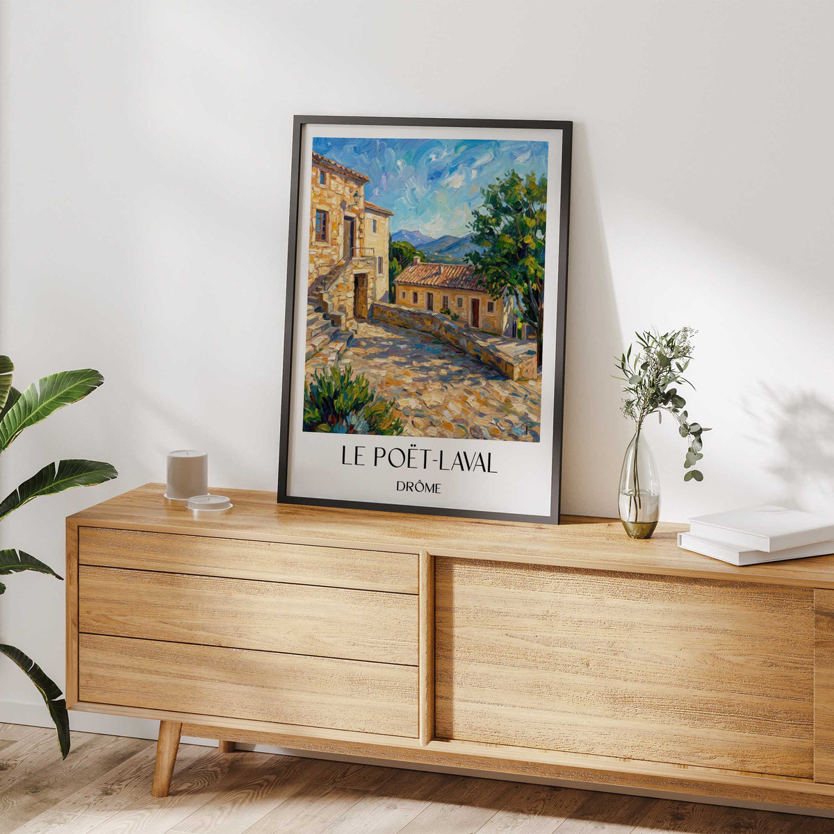 le-poët-laval-drôme-frankreich-poster-oil-painting-oelgemaelde