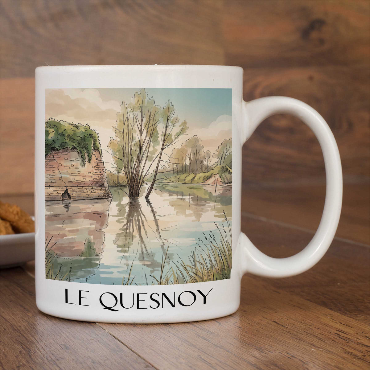 le-quesnoy-avesnois-frankreich-kaffeebecher-aquarell