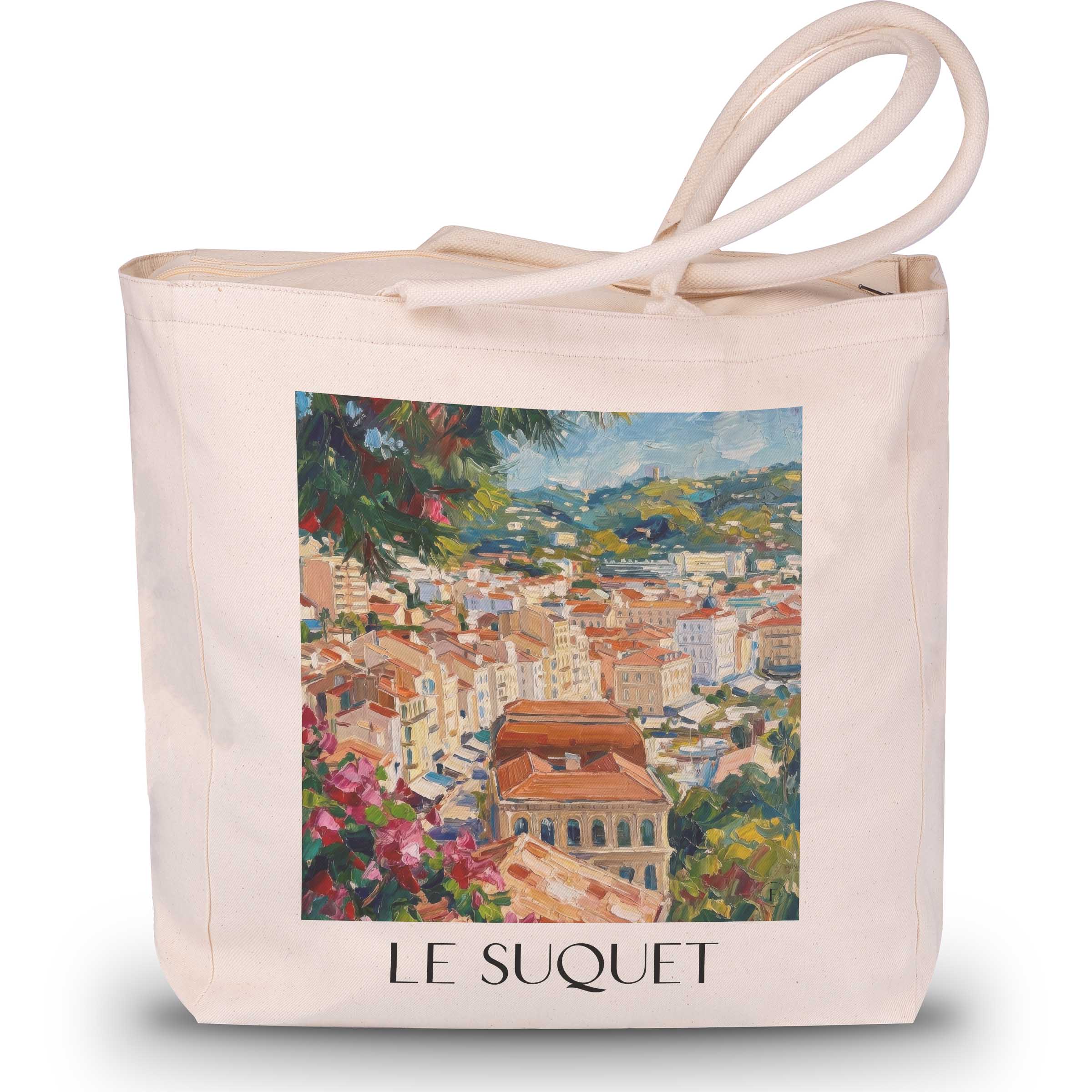 le-suquet--cannes-frankreich-einkaufstasche-oil-painting-oelgemaelde