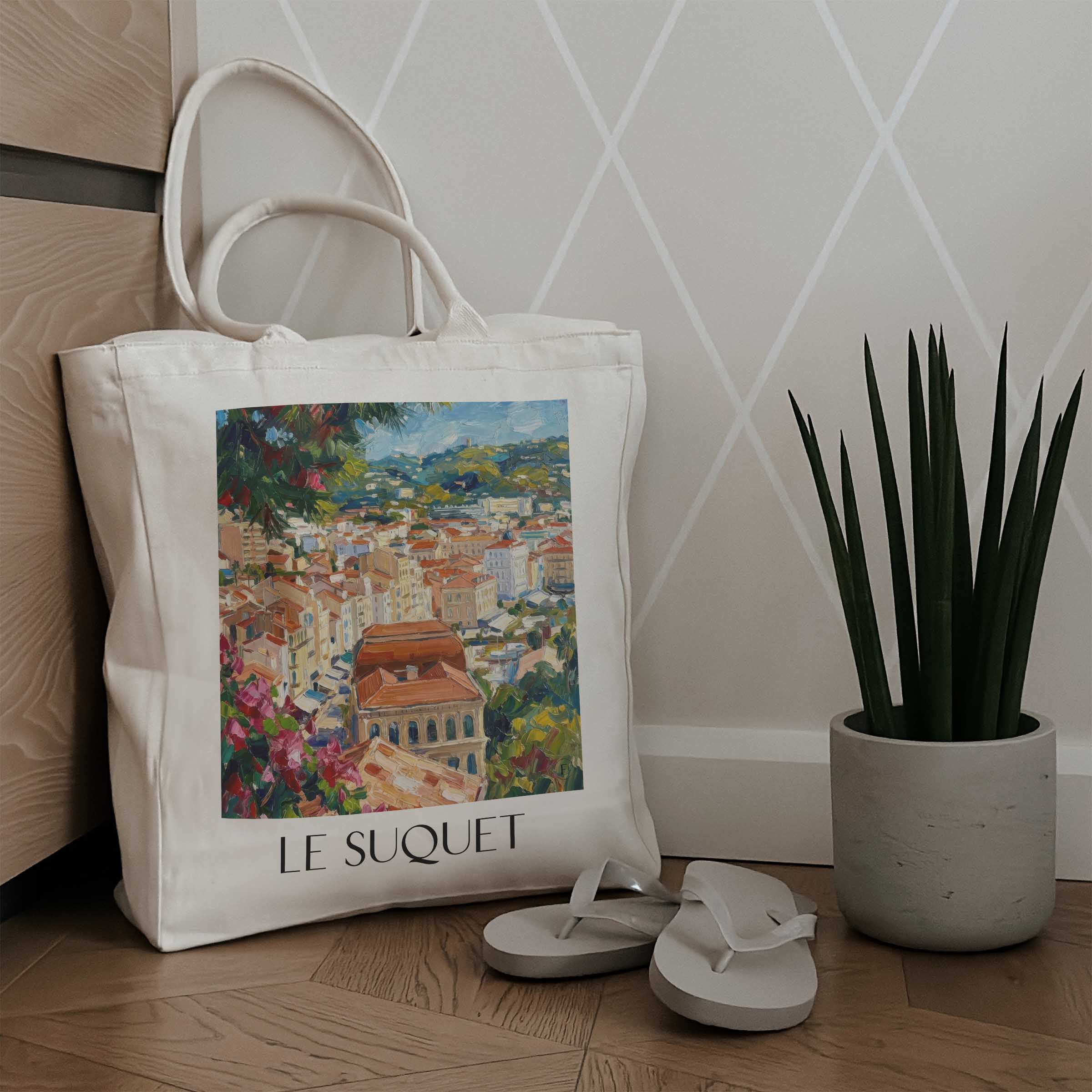 le-suquet--cannes-frankreich-einkaufstasche-oil-painting-oelgemaelde