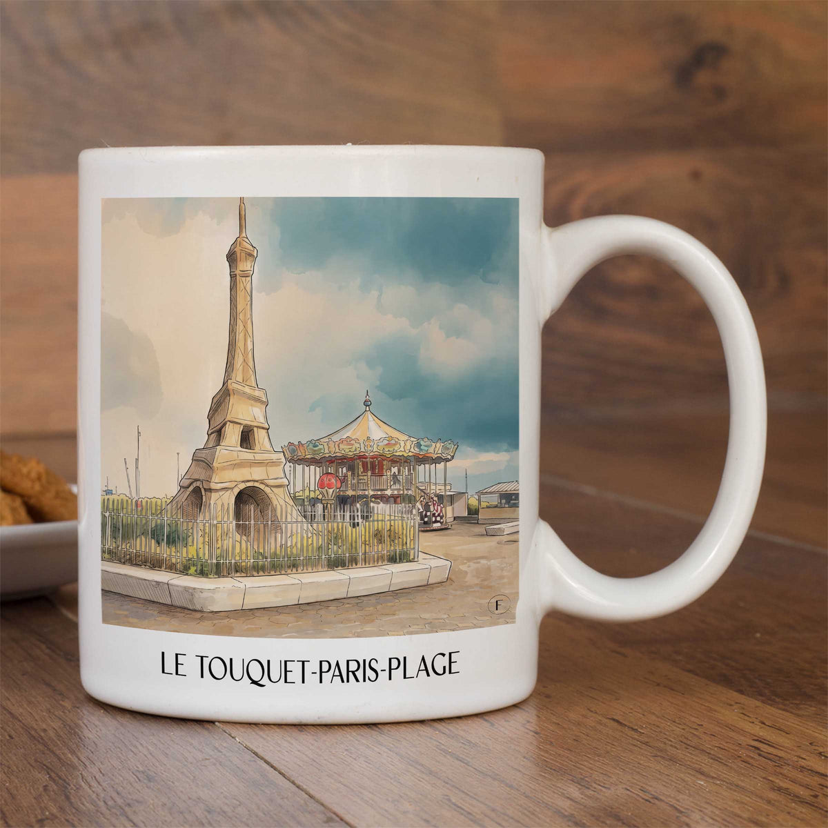 le-touquet-paris-plage-côte-d'opale-frankreich-kaffeebecher-aquarell