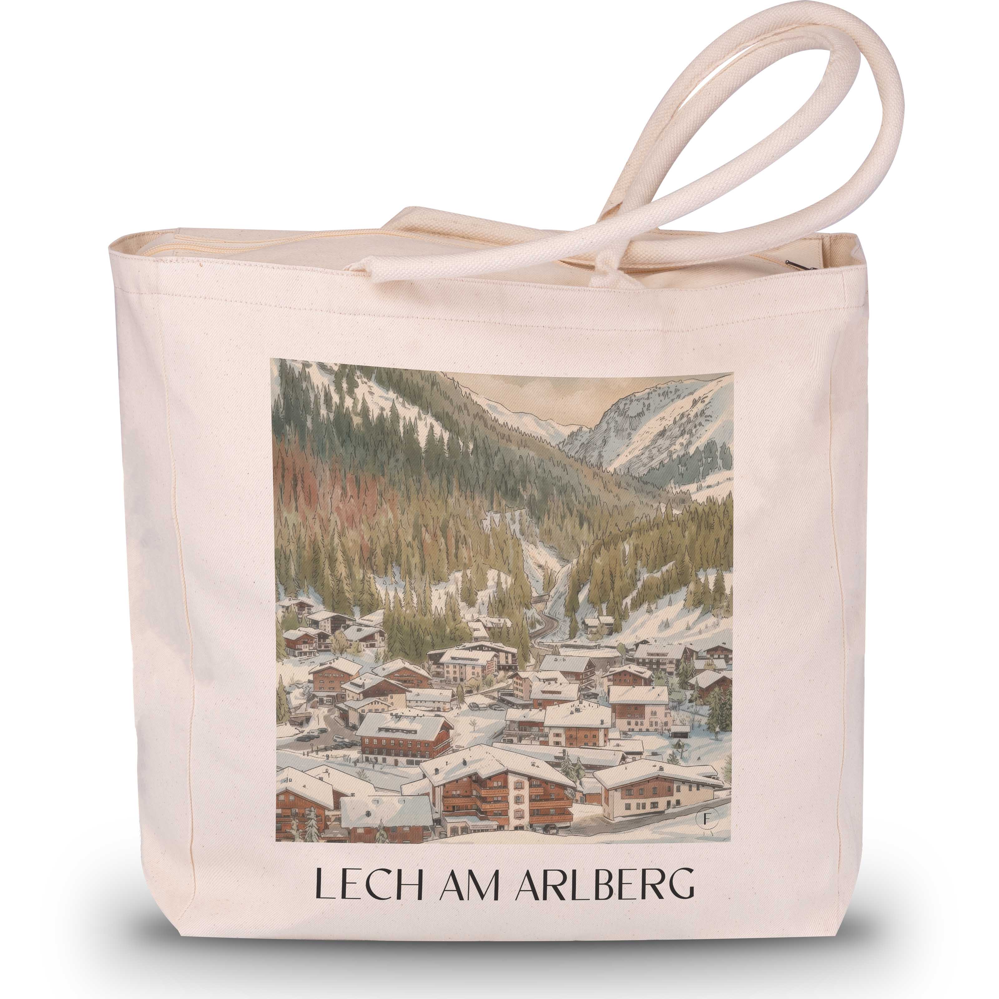 lech-am-arlberg-österreich-österreich-einkaufstasche-aquarell