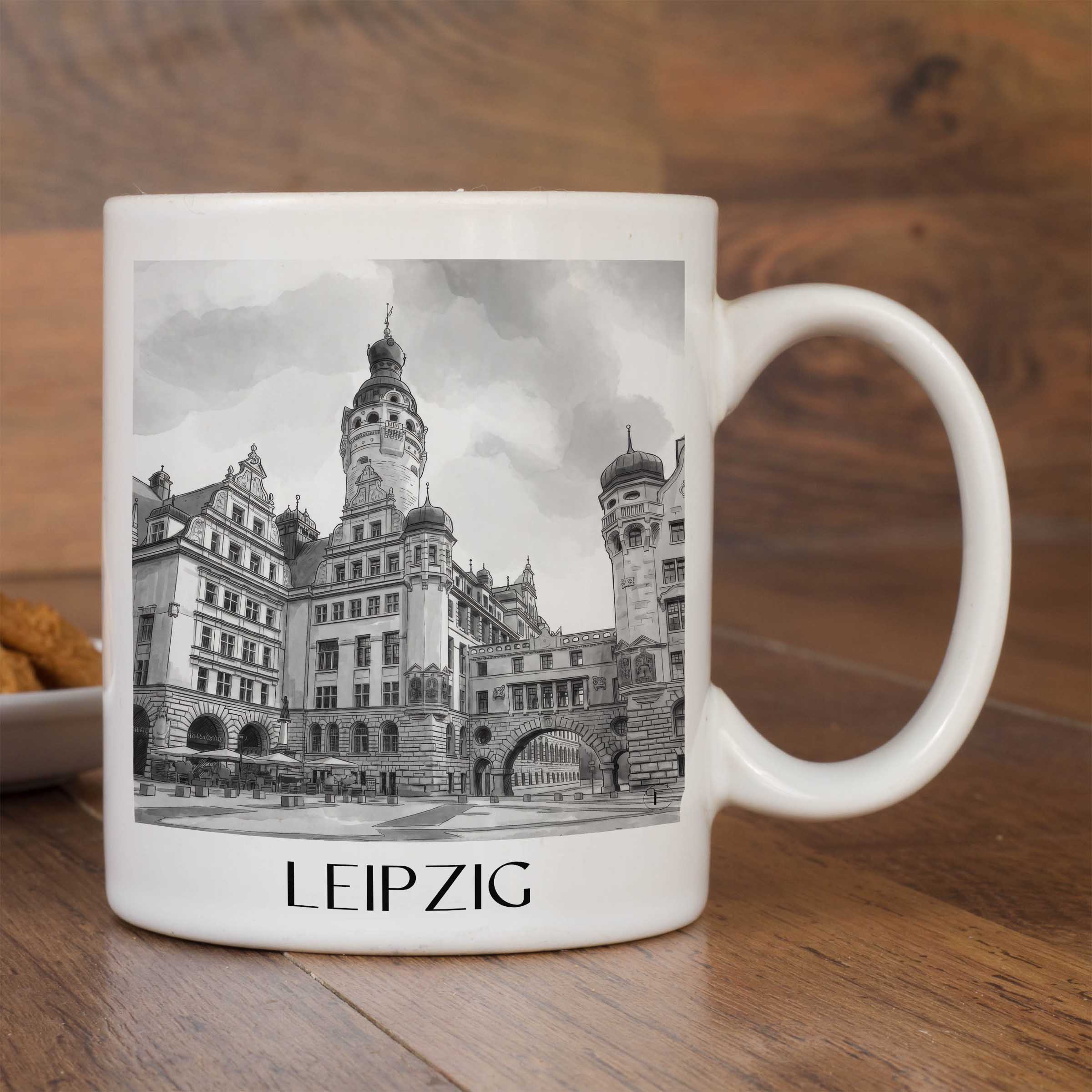 leipzig-deutschland-kaffeebecher-aquarell-schwarz-weiss
