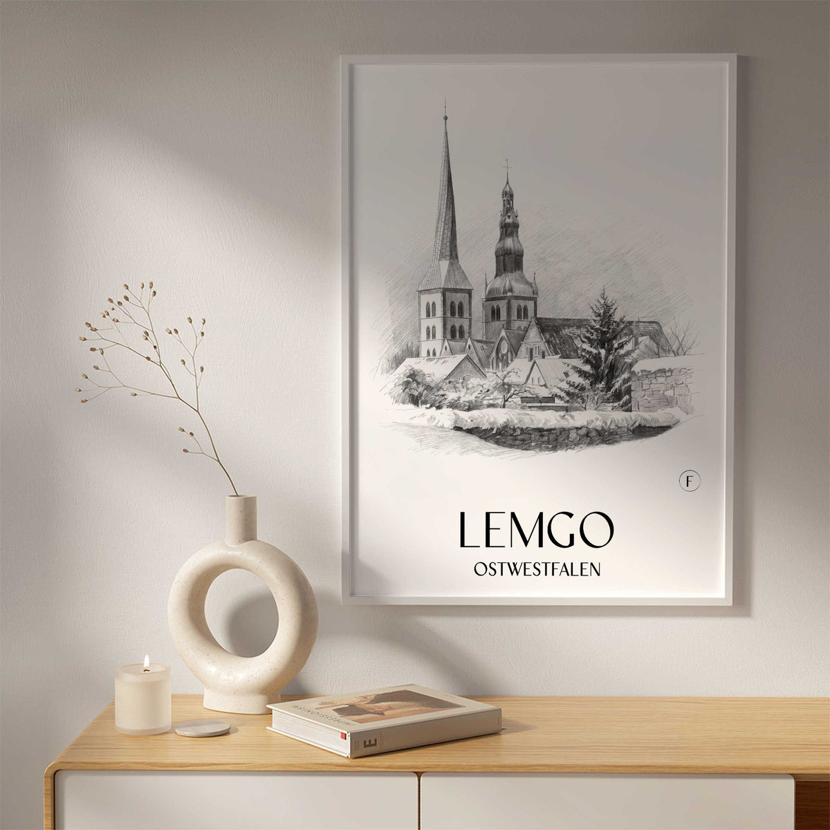 lemgo-ostwestfalen-deutschland-poster-bleistift-zeichnung-drawing