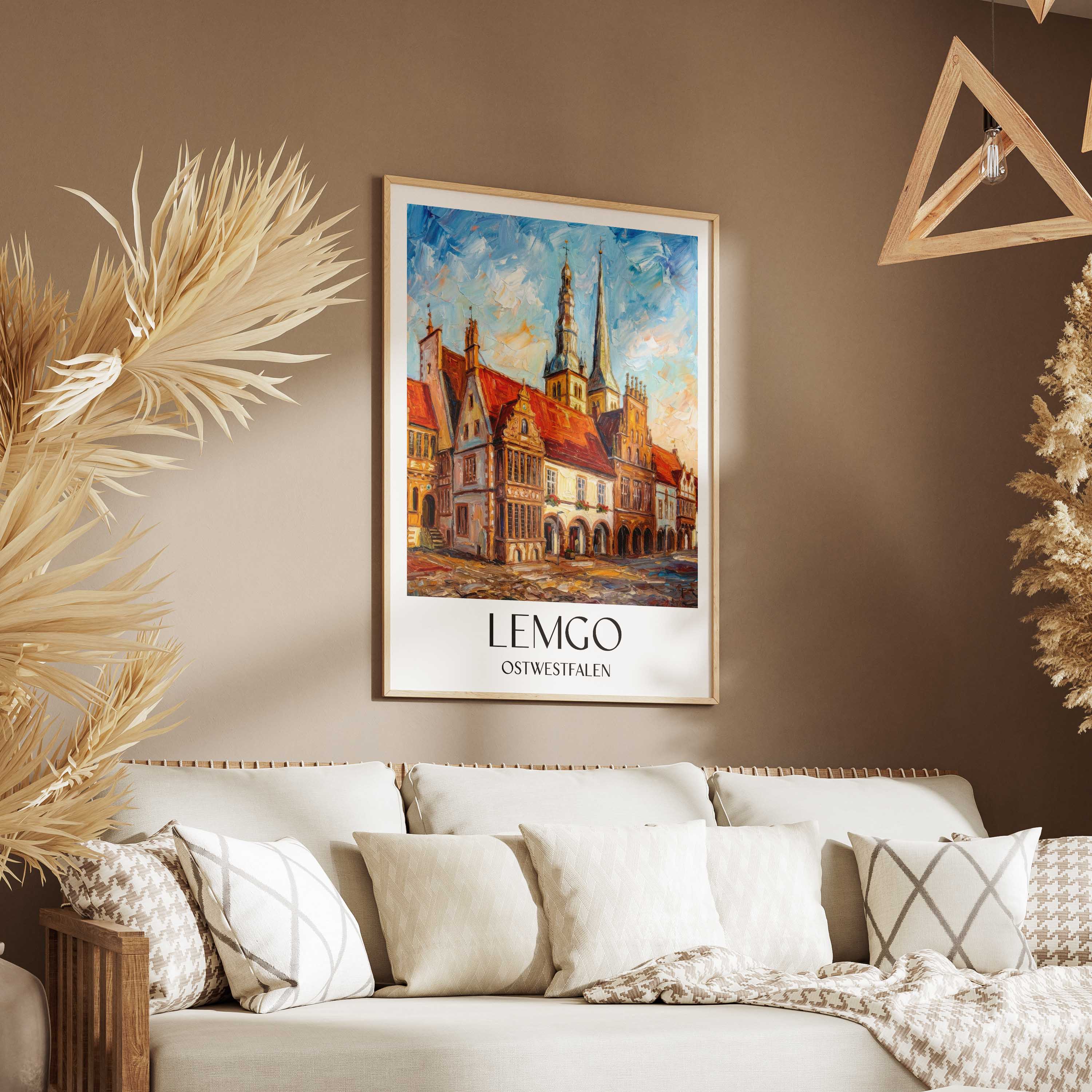 lemgo-ostwestfalen-deutschland-poster-oil-painting-oelgemaelde