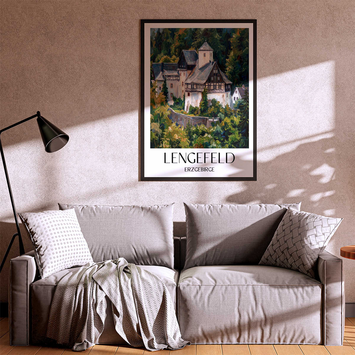 lengefeld-erzgebirge-deutschland-poster-oil-painting-oelgemaelde