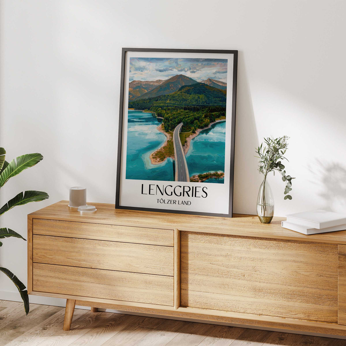 lenggries-tölzer-land-deutschland-poster-oil-painting-oelgemaelde