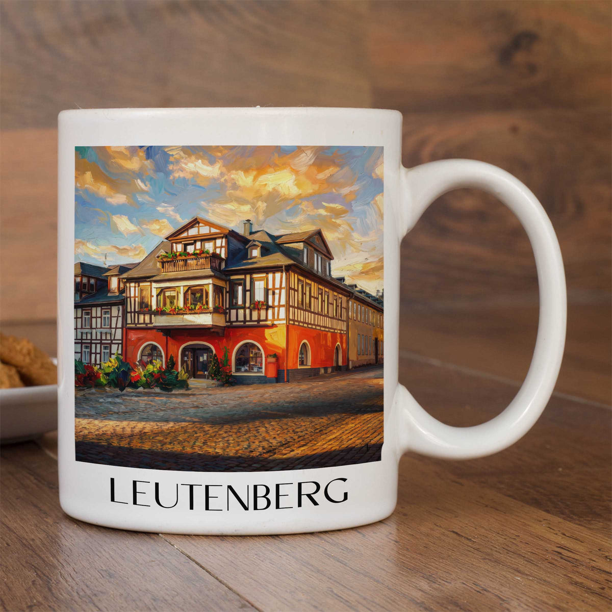 leutenberg-thüringen-deutschland-kaffeebecher-oil-painting-oelgemaelde