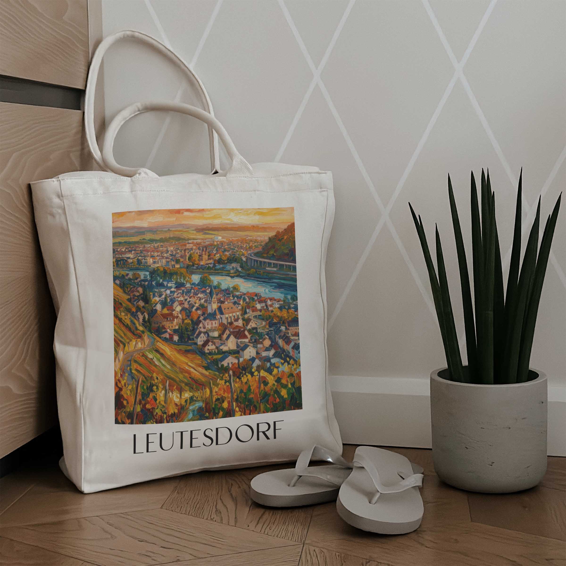 leutesdorf-mittelrhein-deutschland-einkaufstasche-oil-painting-oelgemaelde
