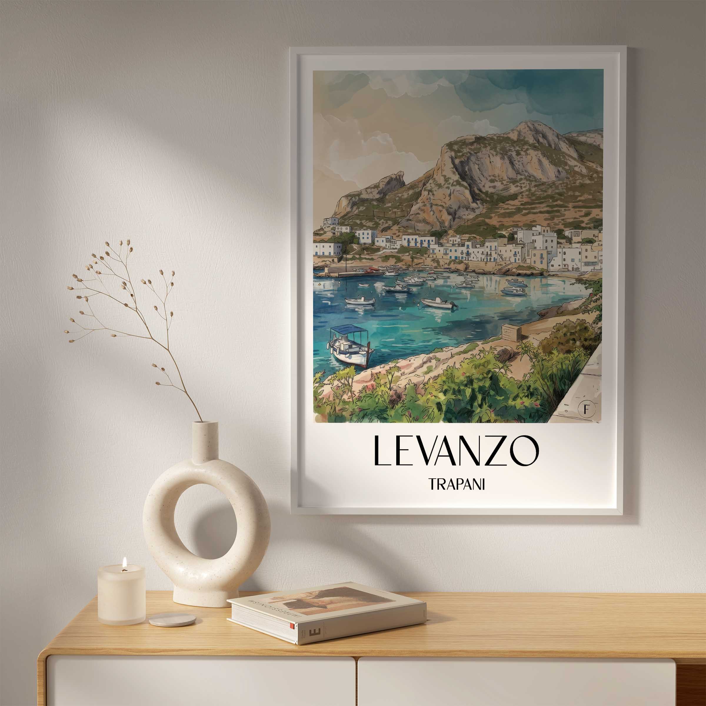 levanzo-trapani-italien-poster-aquarell