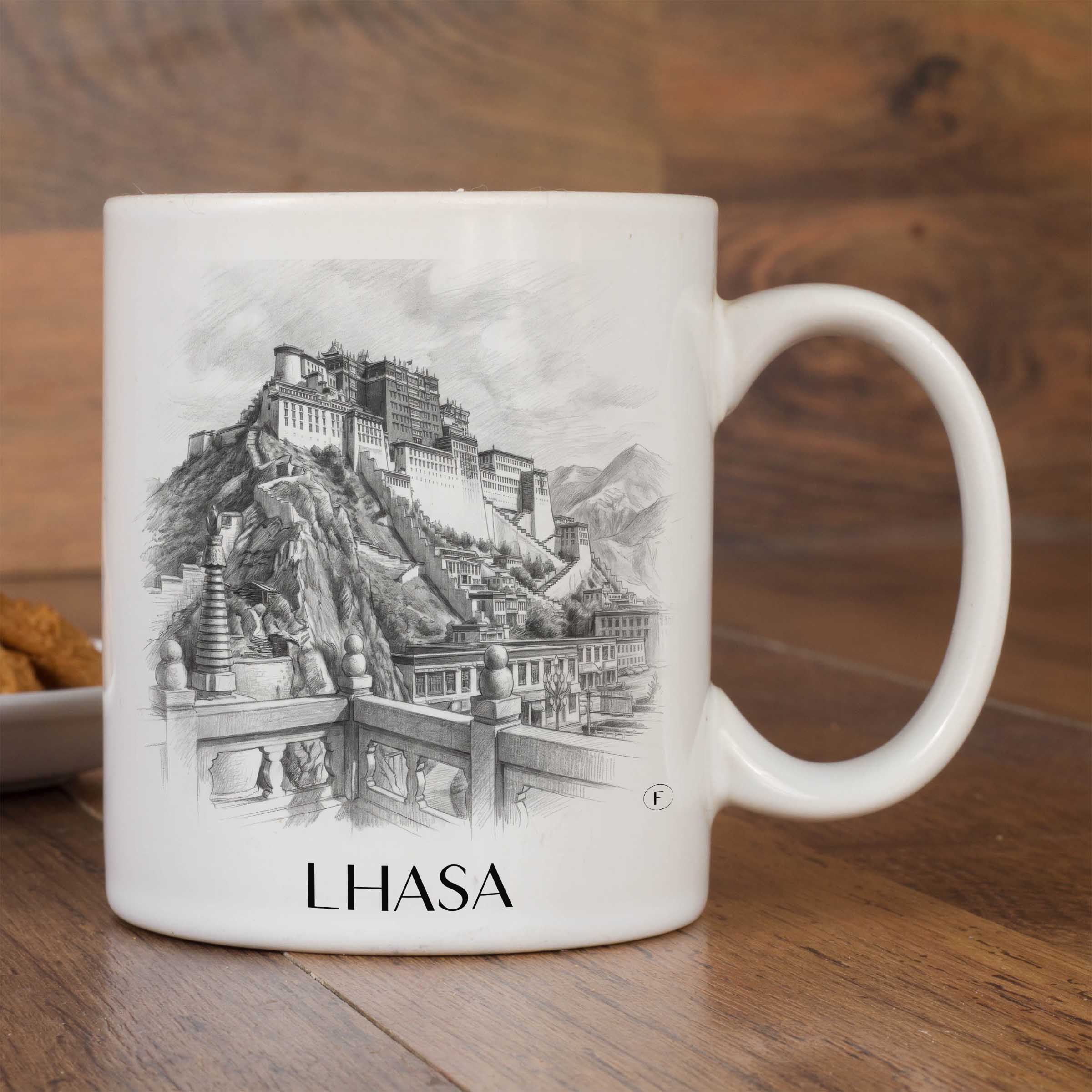 lhasa-china-kaffeebecher-bleistift-zeichnung-drawing