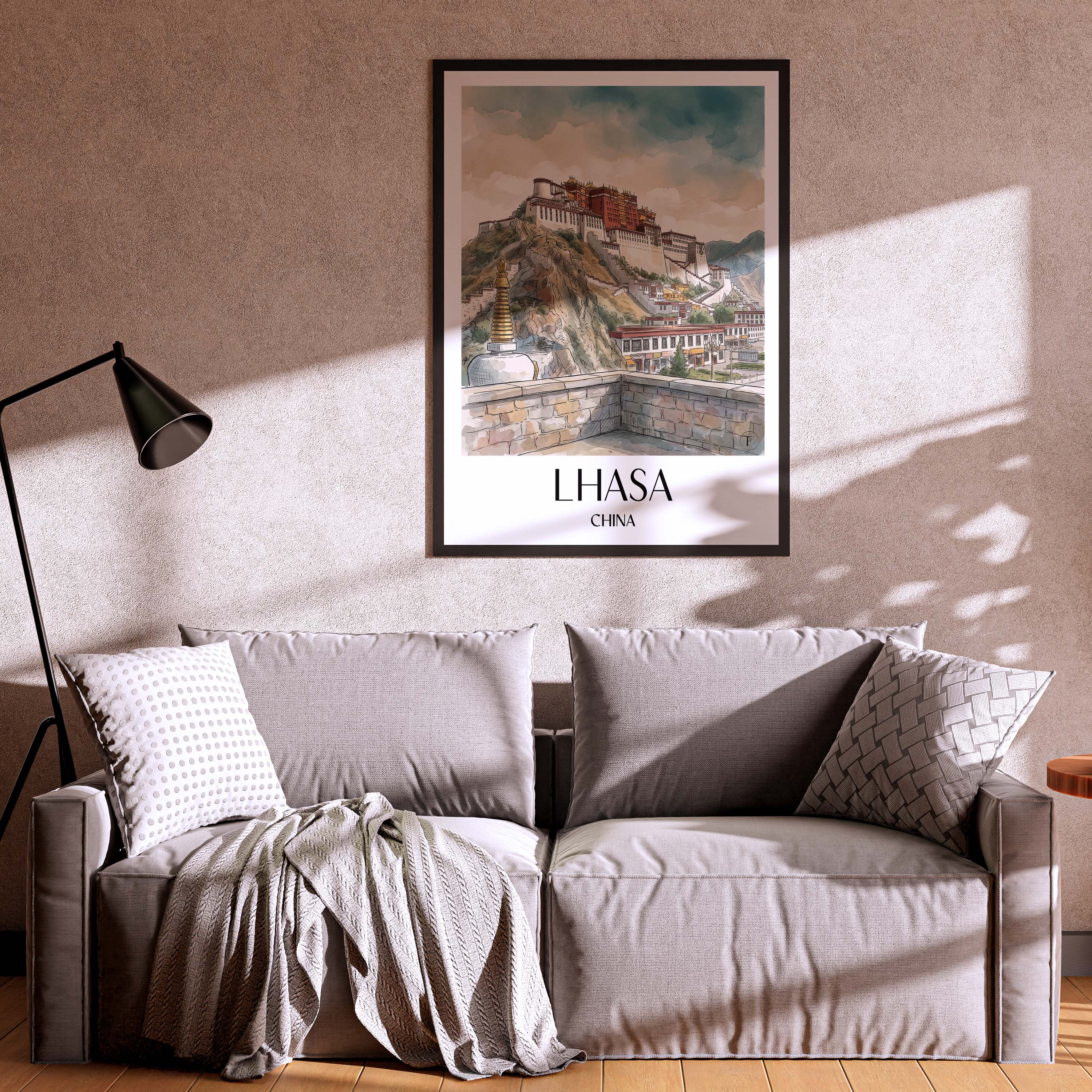 lhasa-china-poster-aquarell