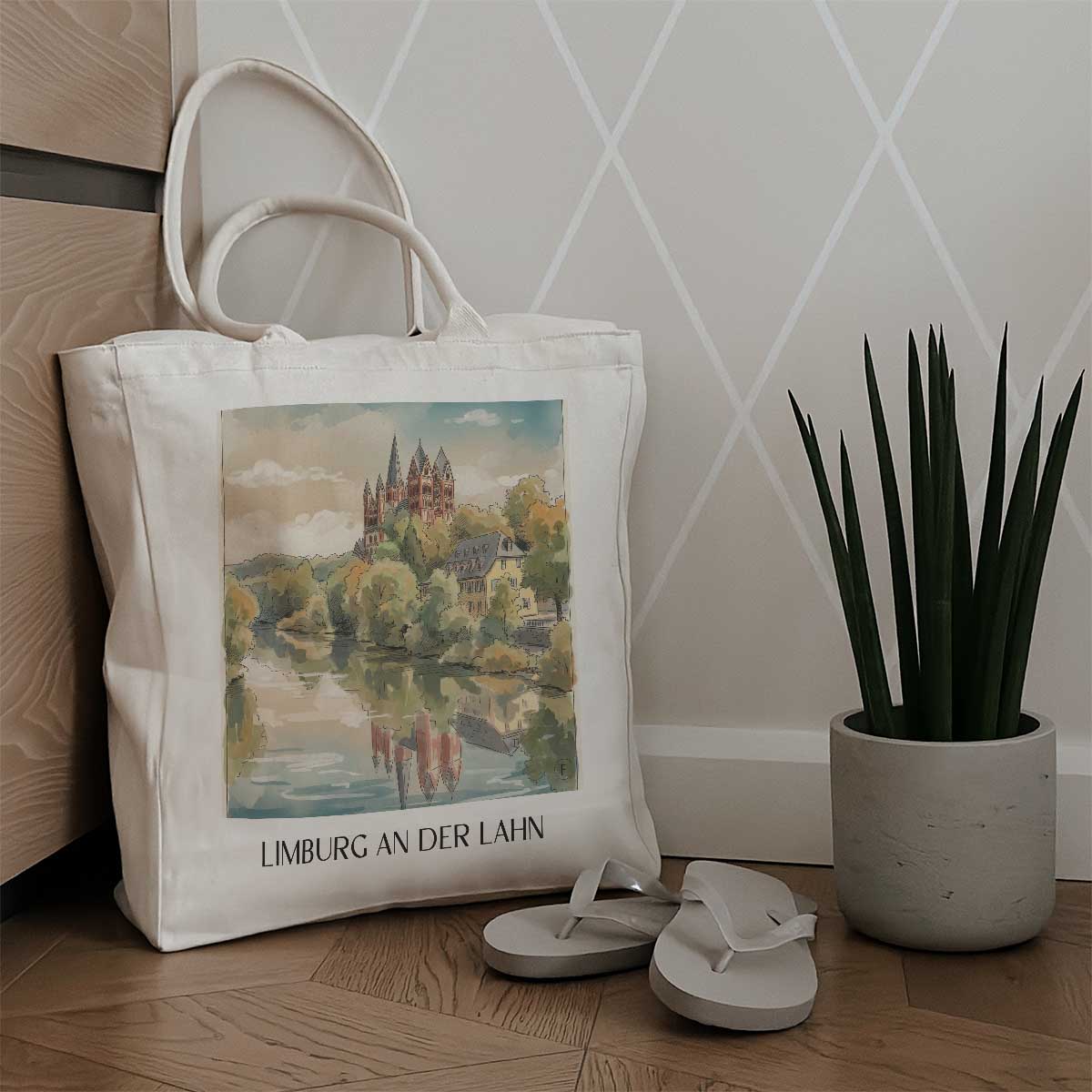limburg-an-der-lahn-lahntal-deutschland-einkaufstasche-aquarell