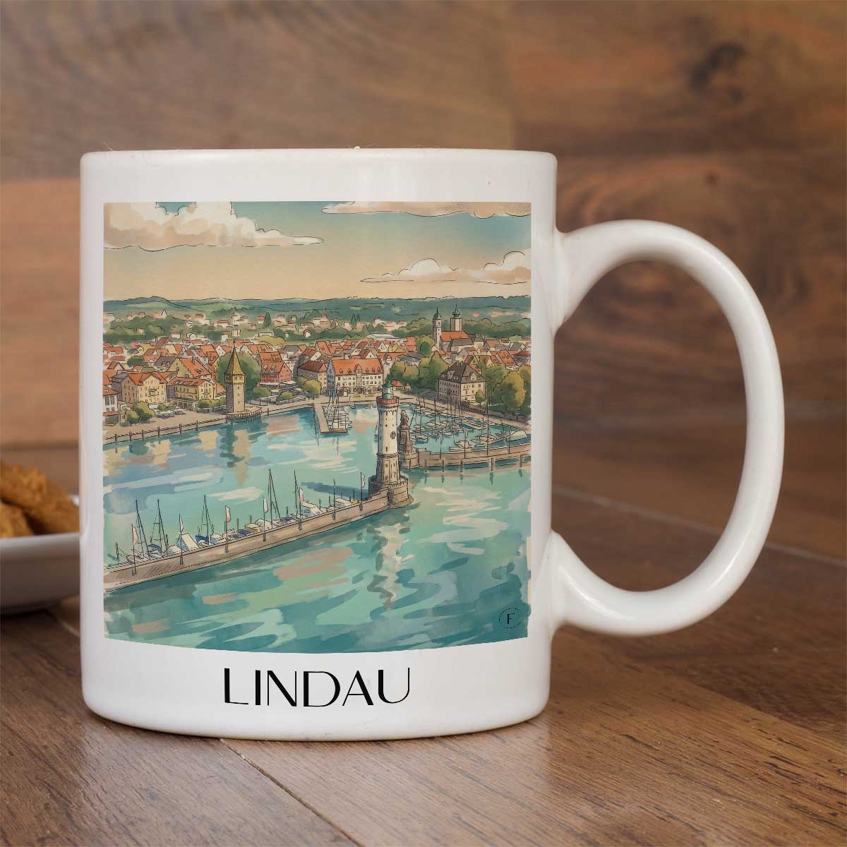 lindau-bodensee-deutschland-kaffeebecher-aquarell