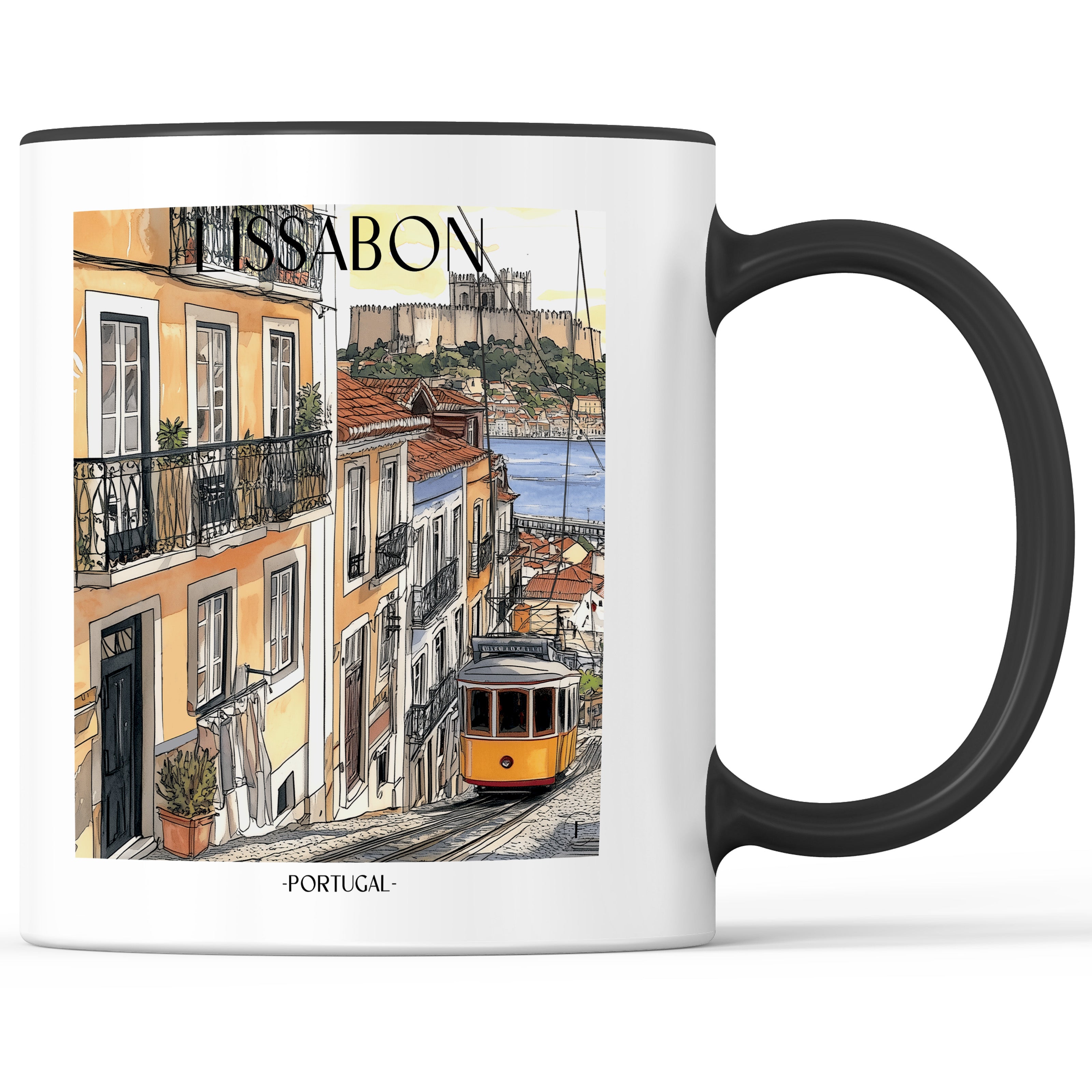 lissabon-portugal-einkaufstasche-aquarell
